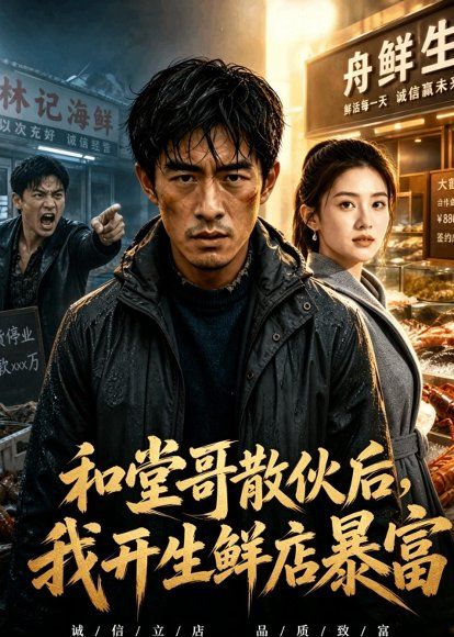 23.和堂哥散伙后，我开生鲜店暴富（37集）Ai短剧