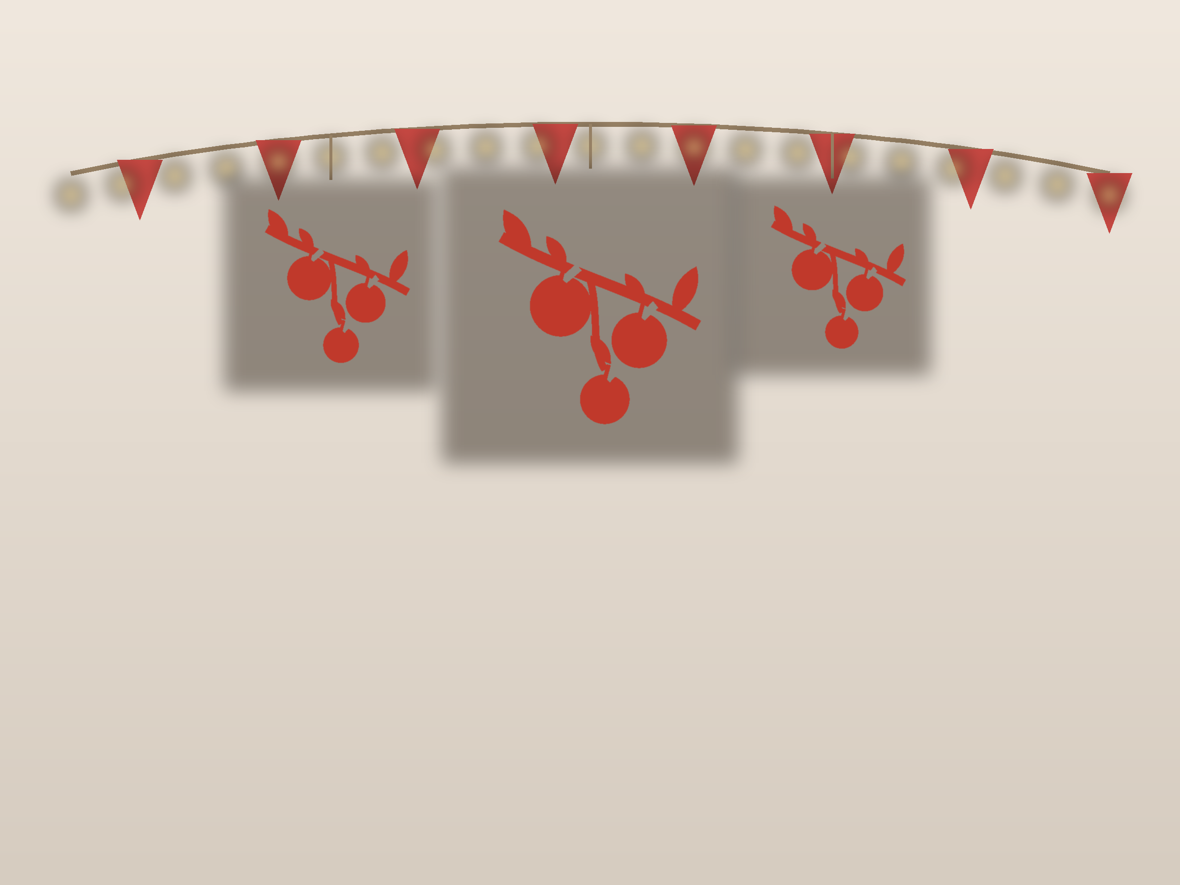 Apple Branch Paper Cut Template - Free SVG + PDF Pack - wall decor