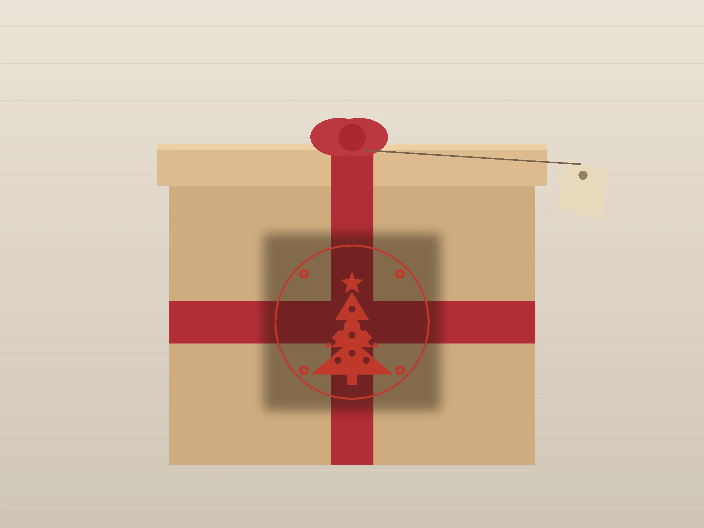 Christmas Tree Ornate Paper Cut Panel - Free SVG + PDF Pack - wall decor