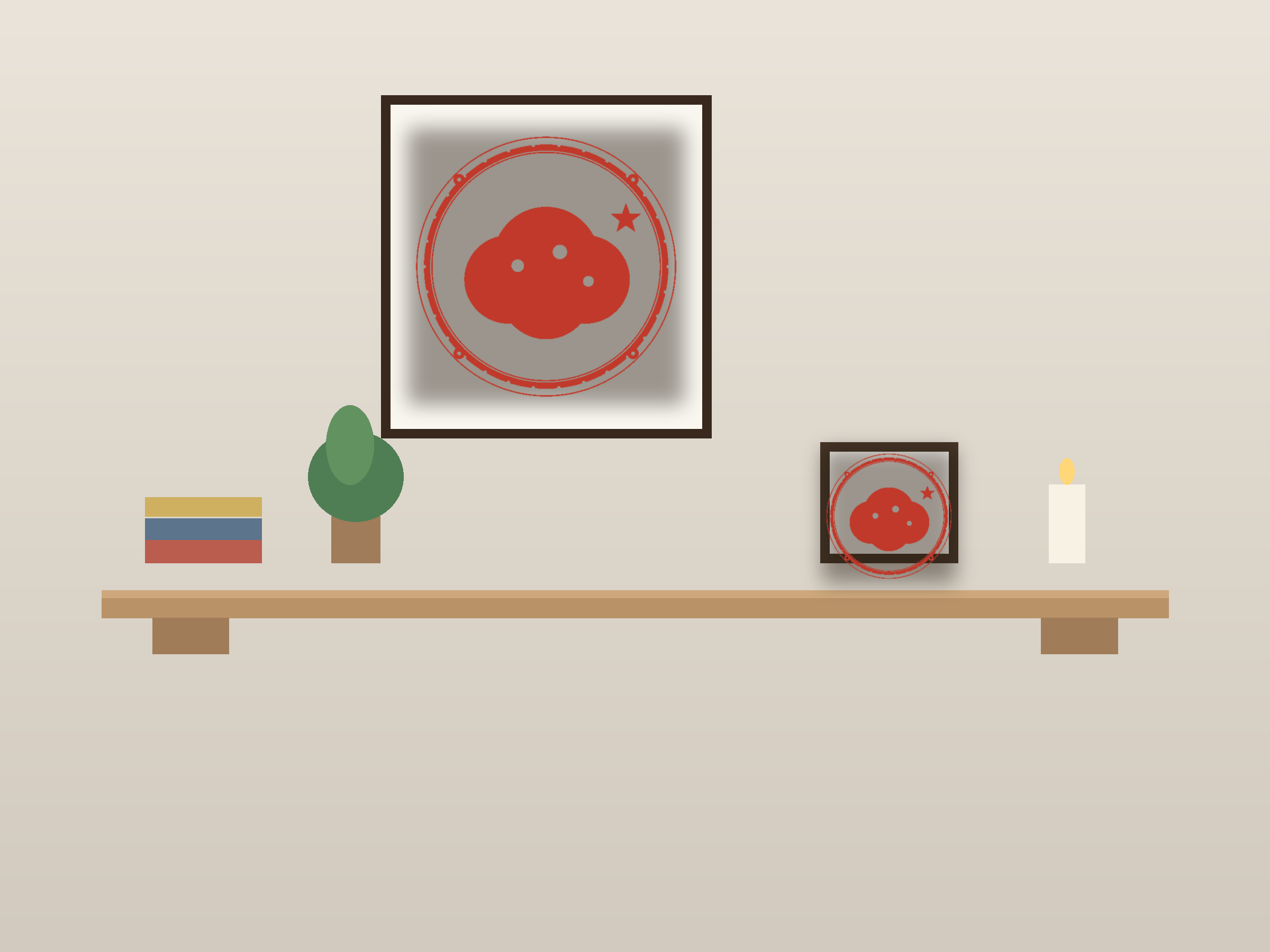 Cloud Window Roundel Paper Cut - Free SVG + PDF Pack - wall decor