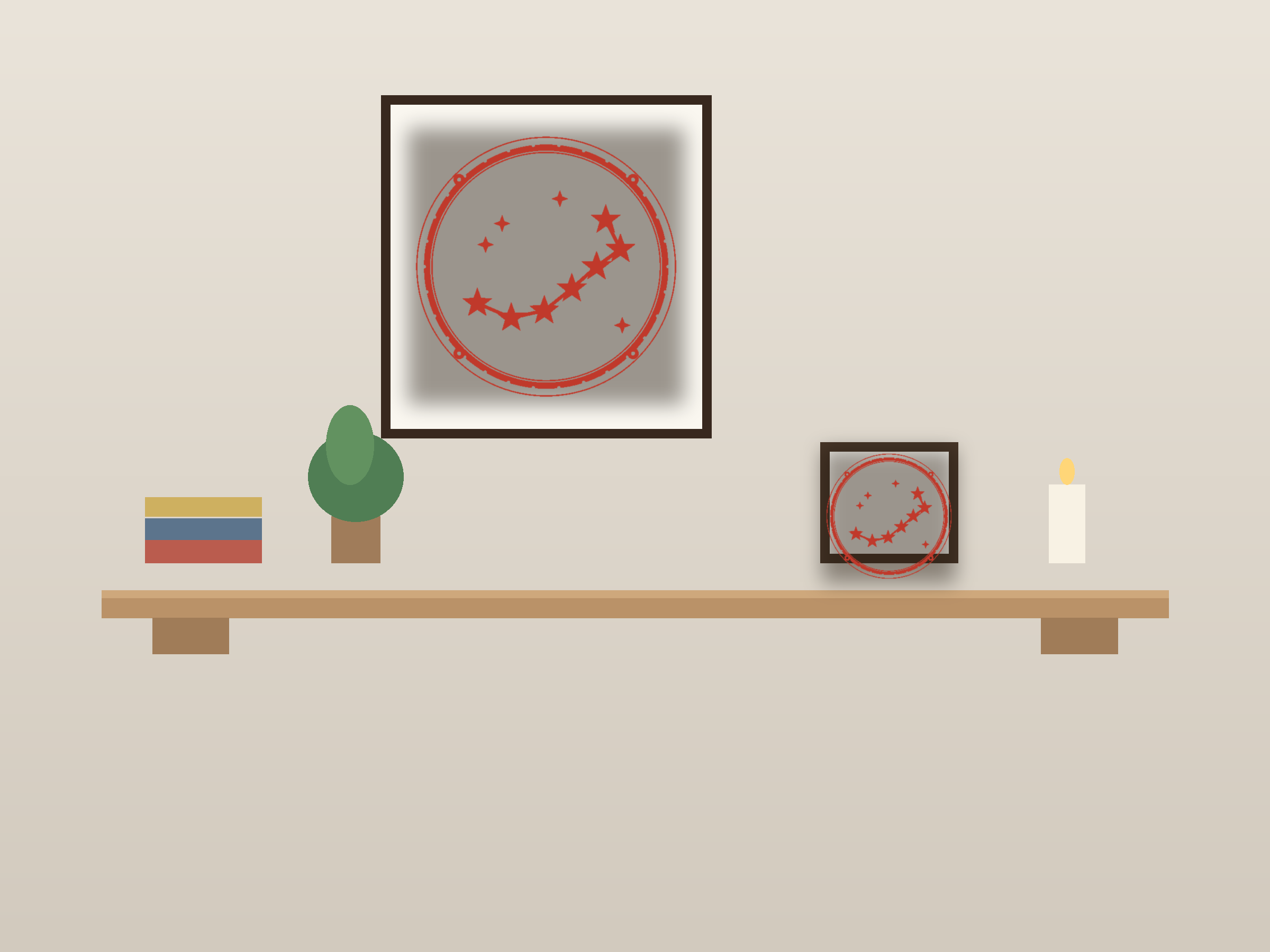 Constellation Window Roundel Paper Cut - Free SVG + PDF Pack - hero