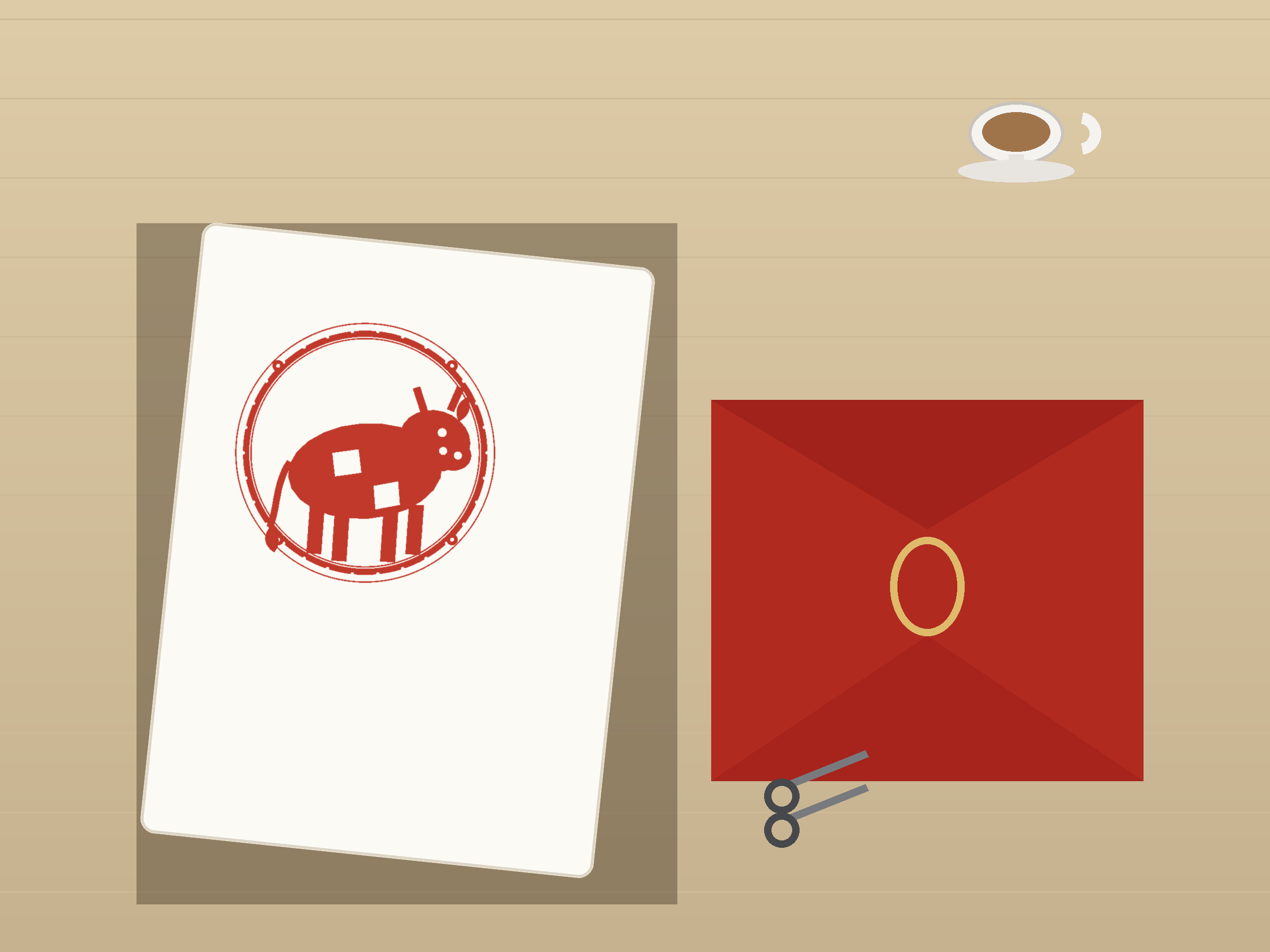 Cow Window Roundel Paper Cut - Free SVG + PDF Pack - on a desk