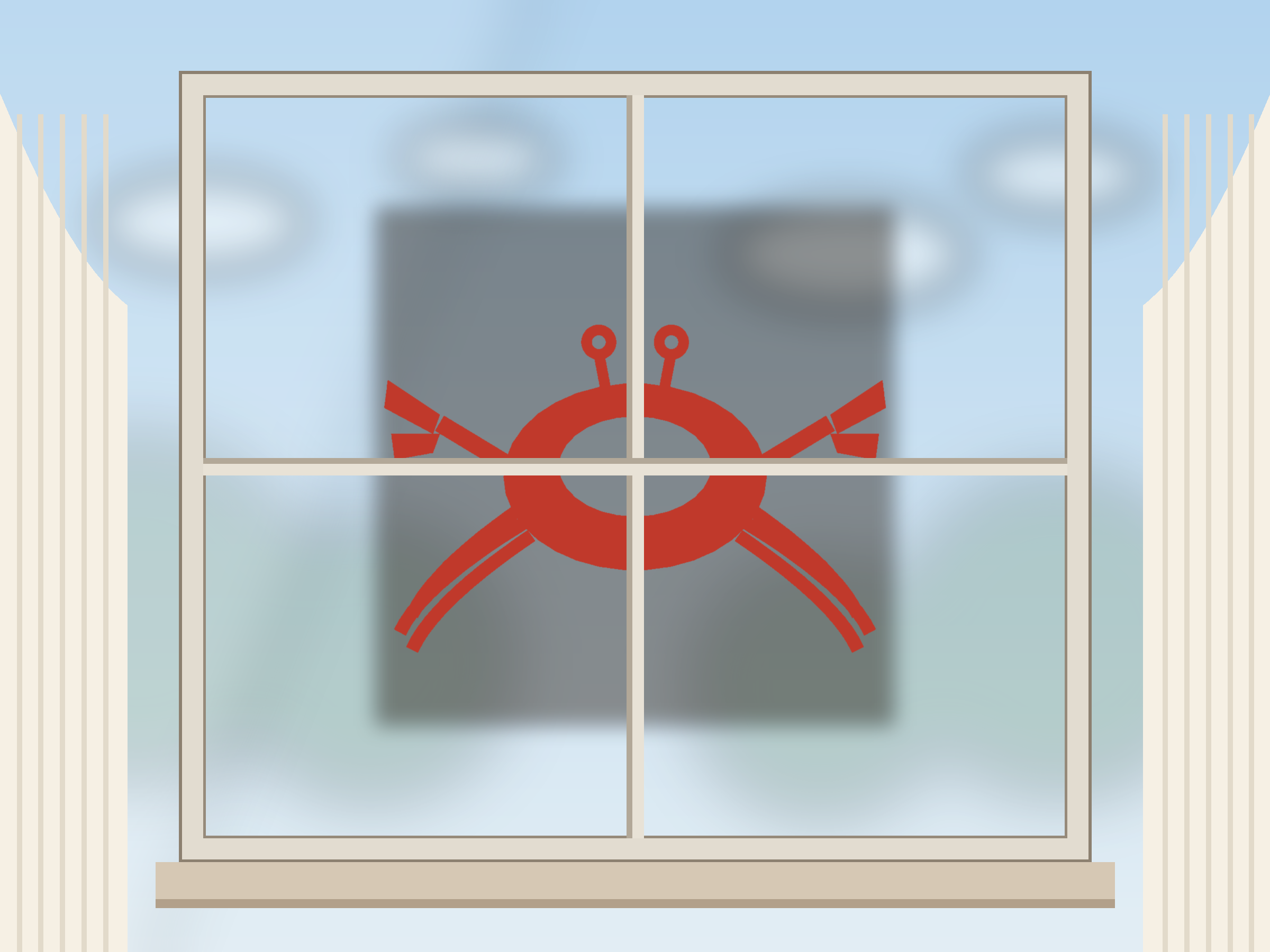 Crab Paper Cut Template - Free SVG + PDF Pack - on a desk