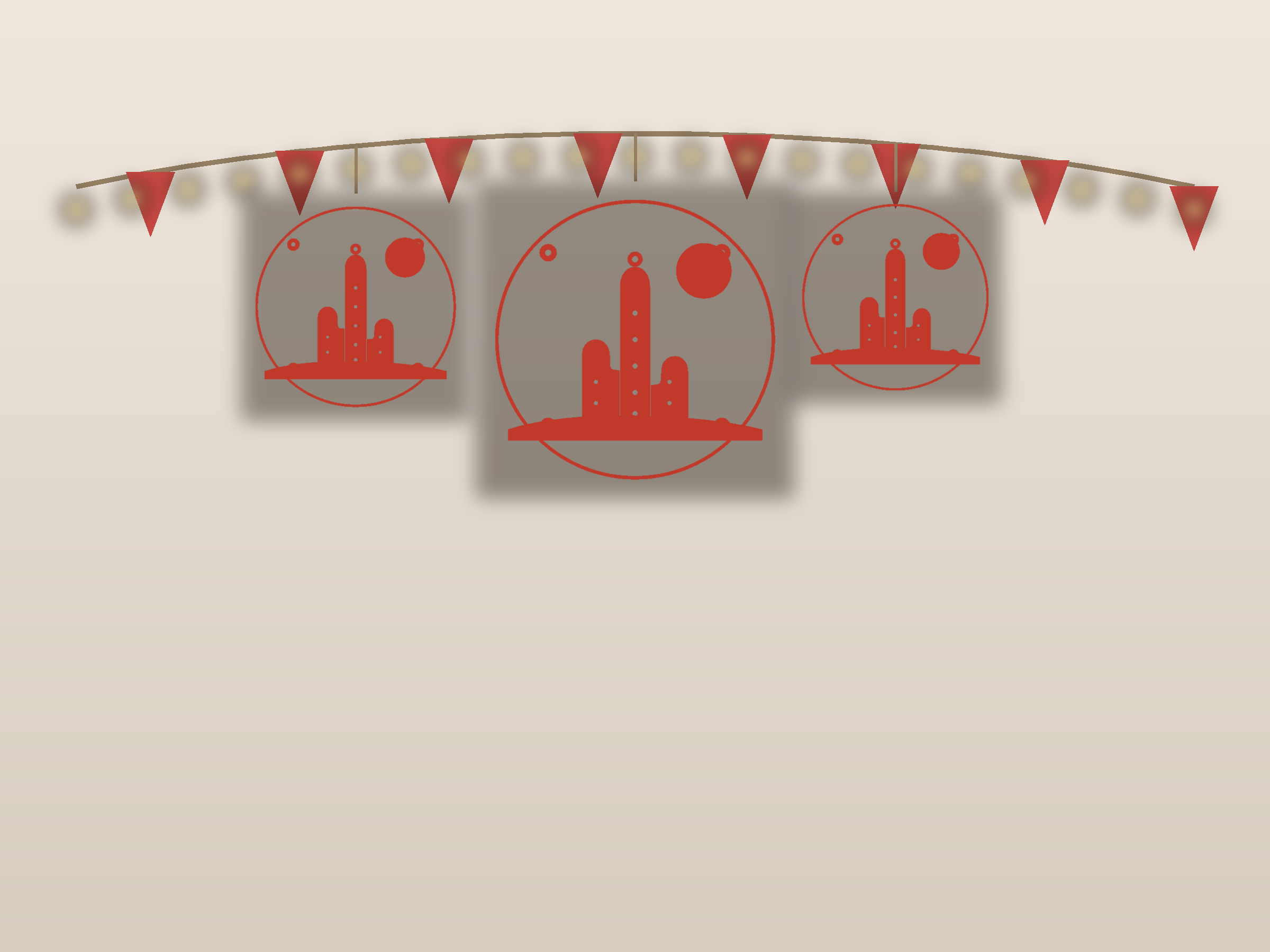 Desert Cactus Ornate Paper Cut Panel - Free SVG + PDF Pack - hero