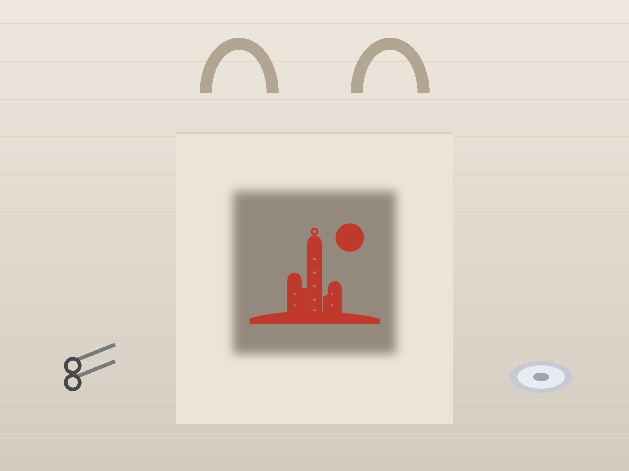 Desert Cactus Paper Cut Template - Free SVG + PDF Pack - wall decor