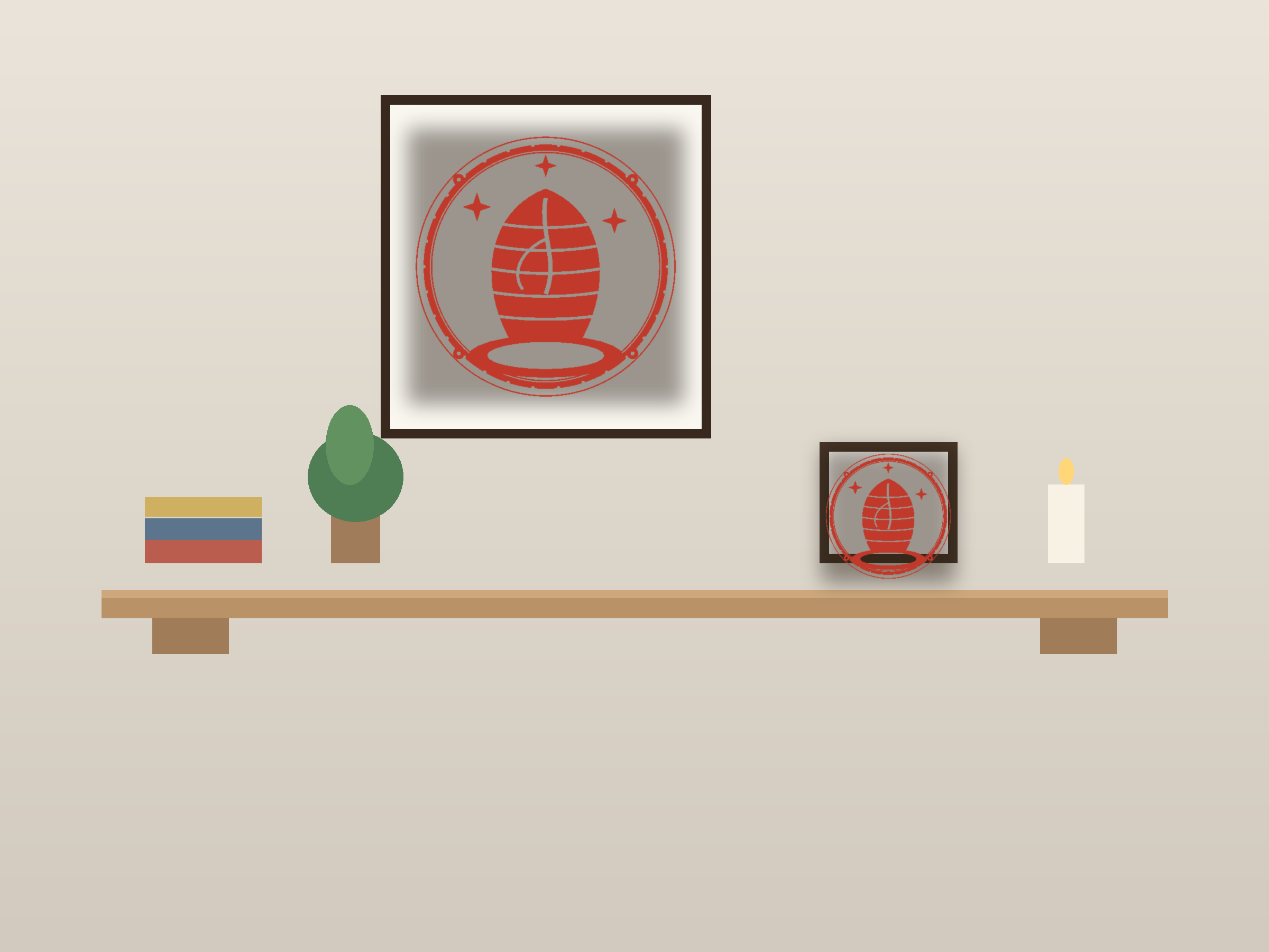 Dragon Egg Window Roundel Paper Cut - Free SVG + PDF Pack - wall decor