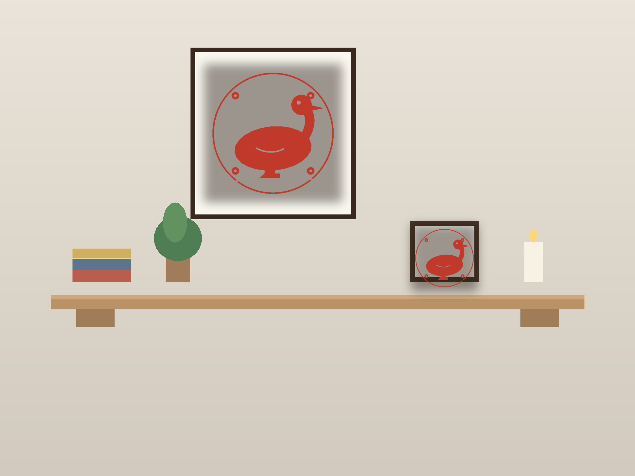 Duck Ornate Paper Cut Panel - Free SVG + PDF Pack - hero