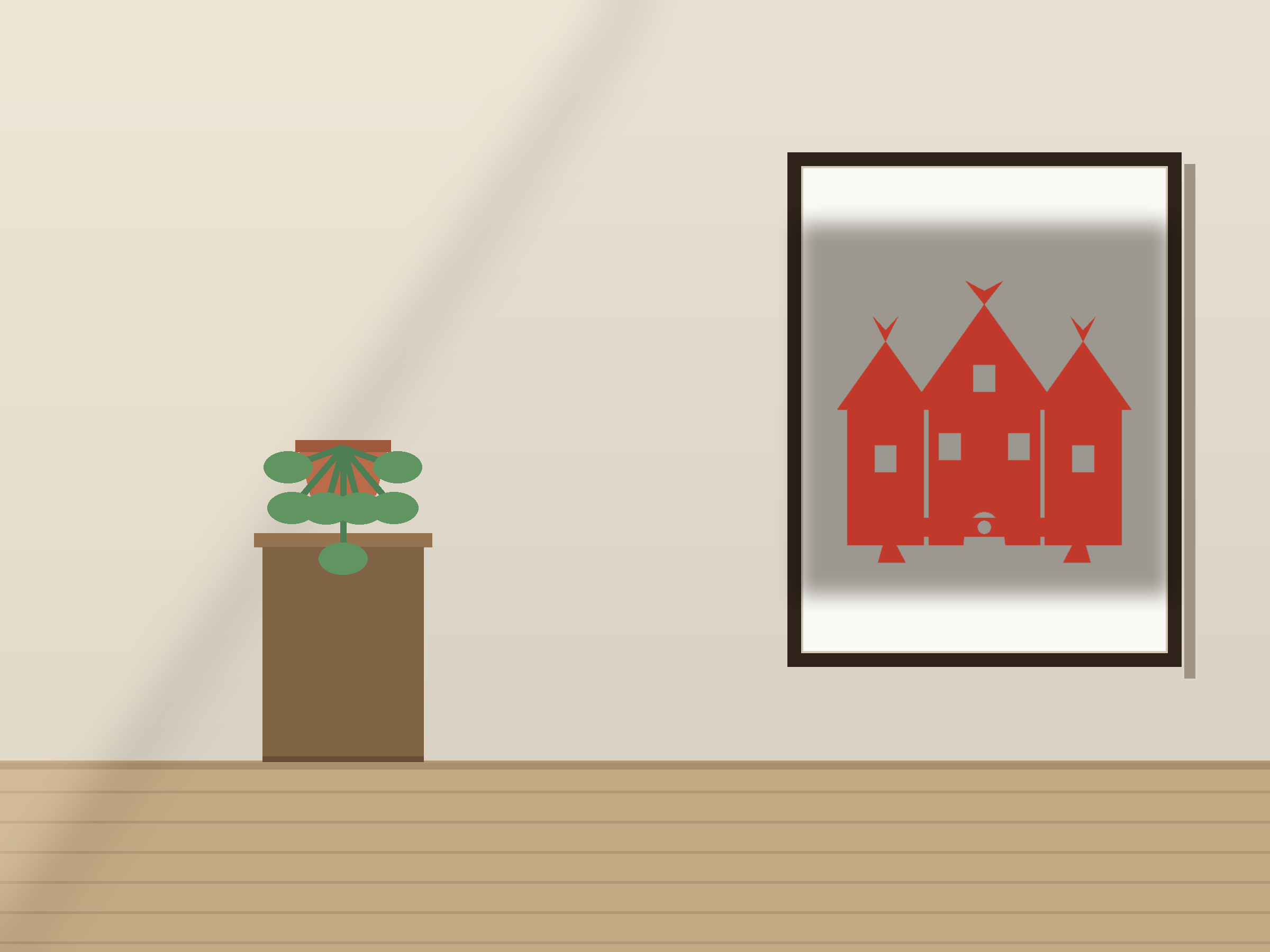 Fairy Tale Castle Banner Paper Cut - Free SVG + PDF Pack - on a desk