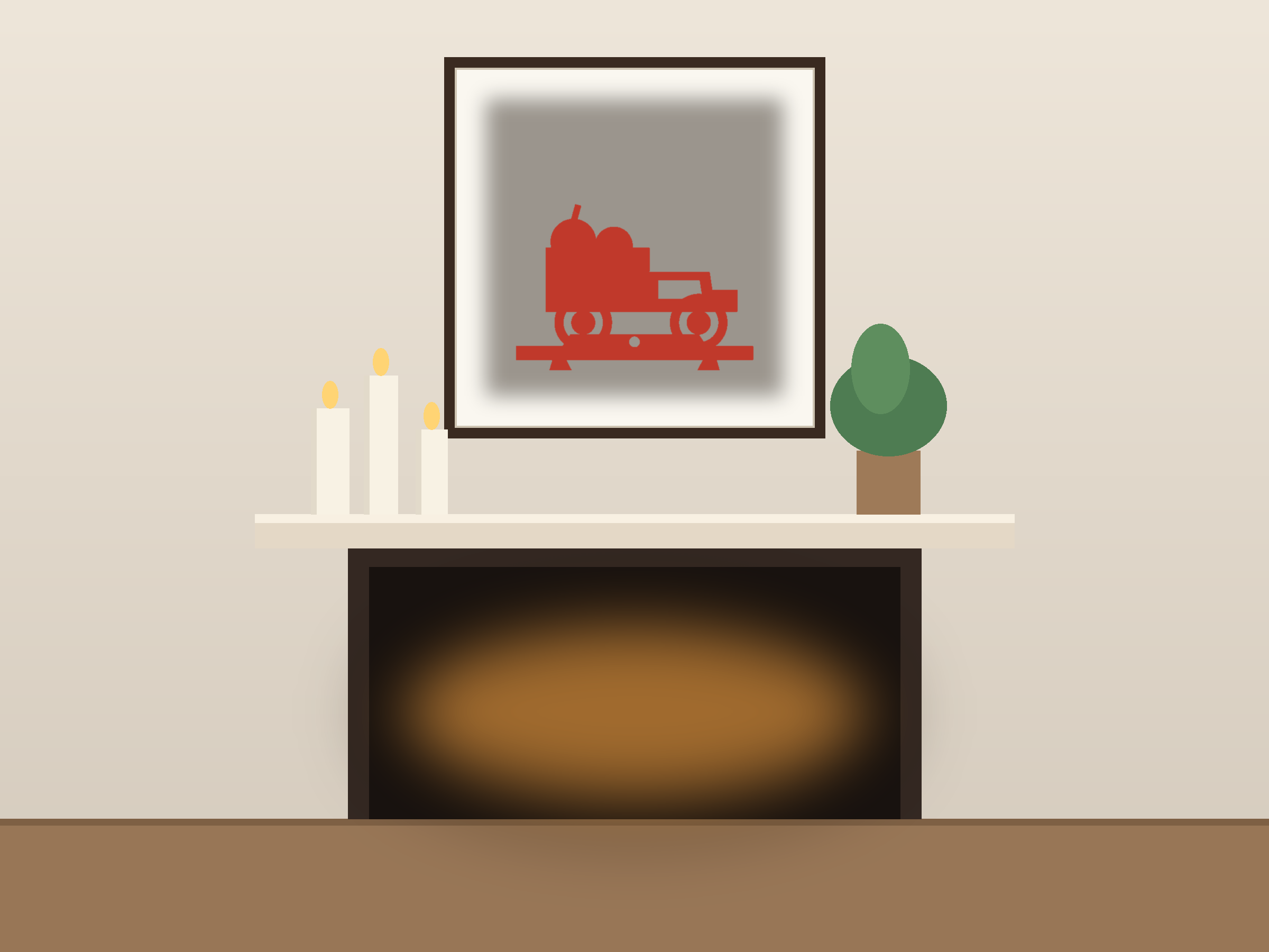 Farm Truck Banner Paper Cut - Free SVG + PDF Pack - on a desk
