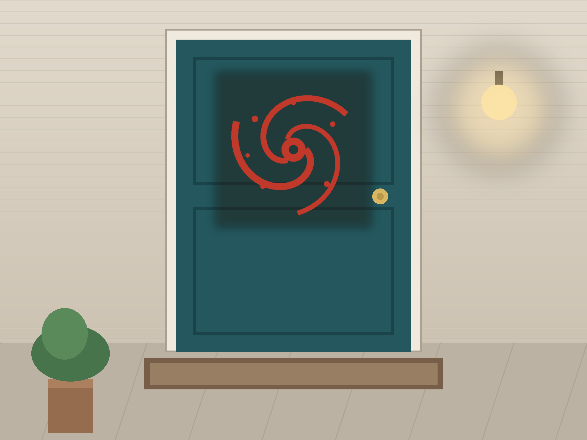 Galaxy Spiral Paper Cut Template - Free SVG + PDF Pack - on a desk