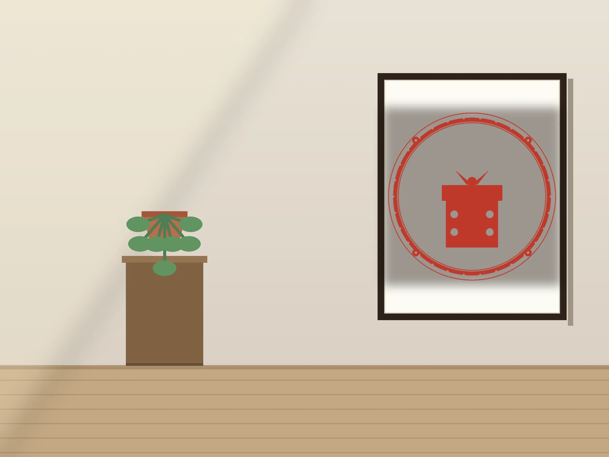 Gift Box Window Roundel Paper Cut - Free SVG + PDF Pack - hero