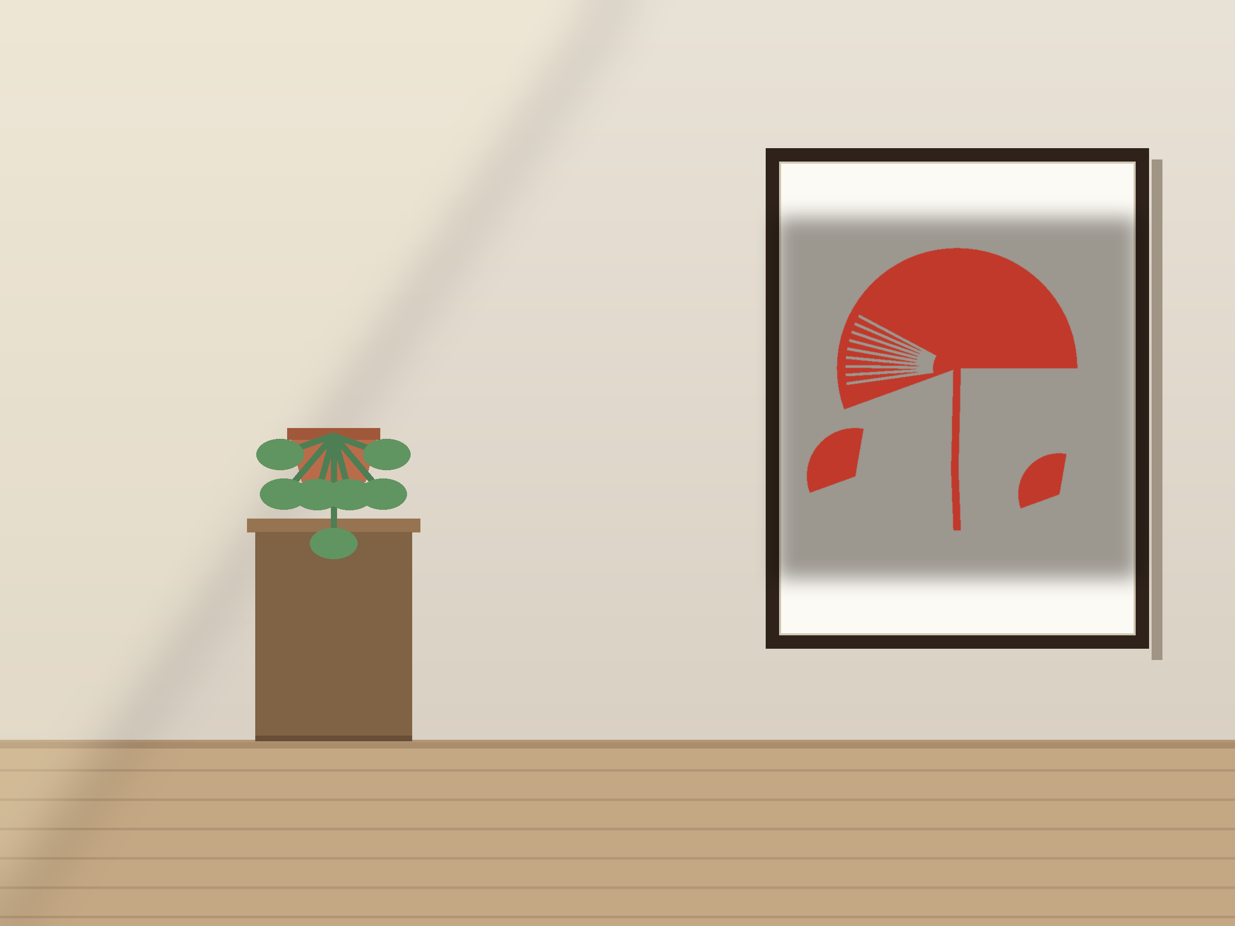 Ginkgo Leaf Paper Cut Template - Free SVG + PDF Pack - on a desk
