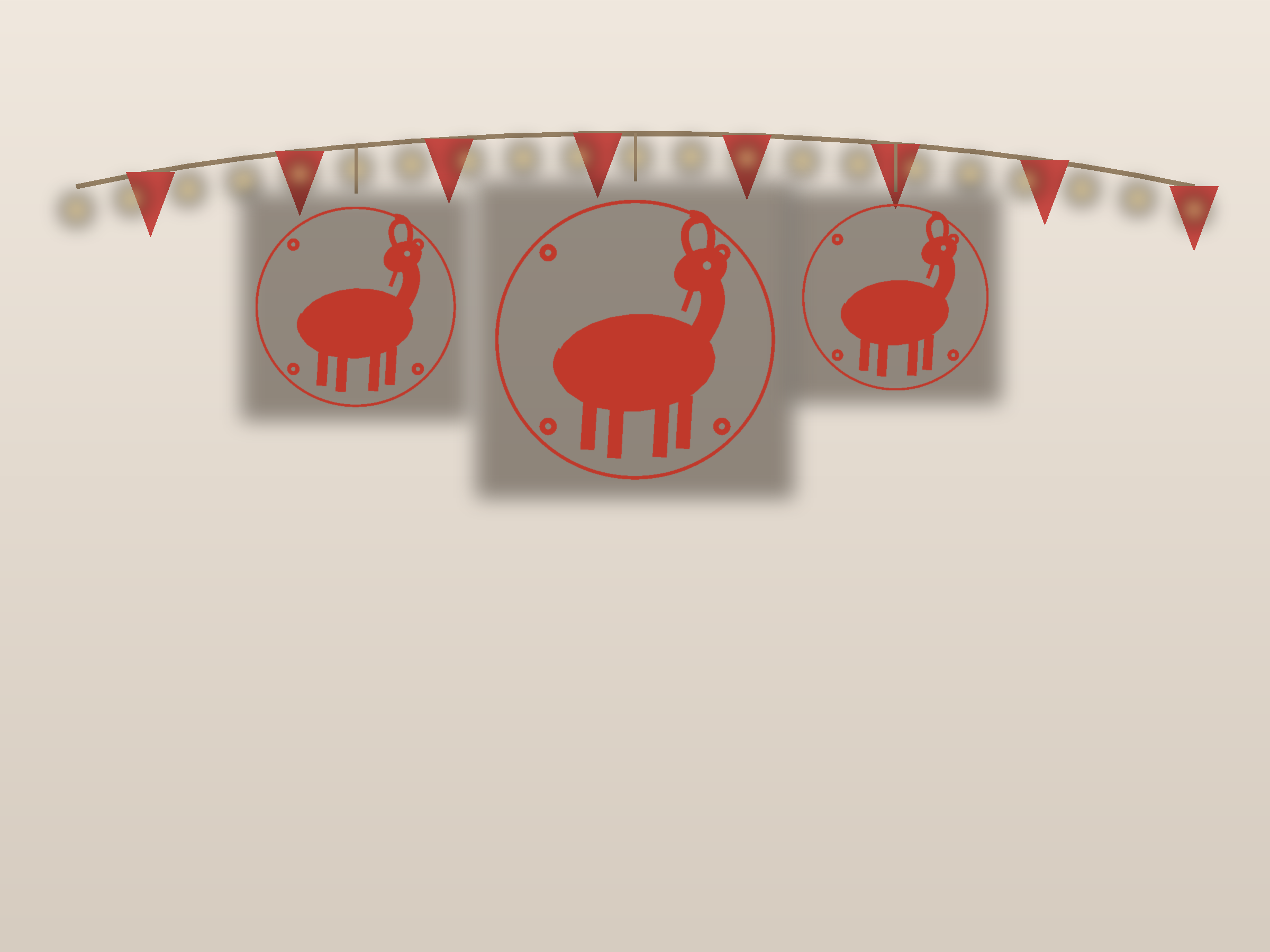 Goat Ornate Paper Cut Panel - Free SVG + PDF Pack - hero