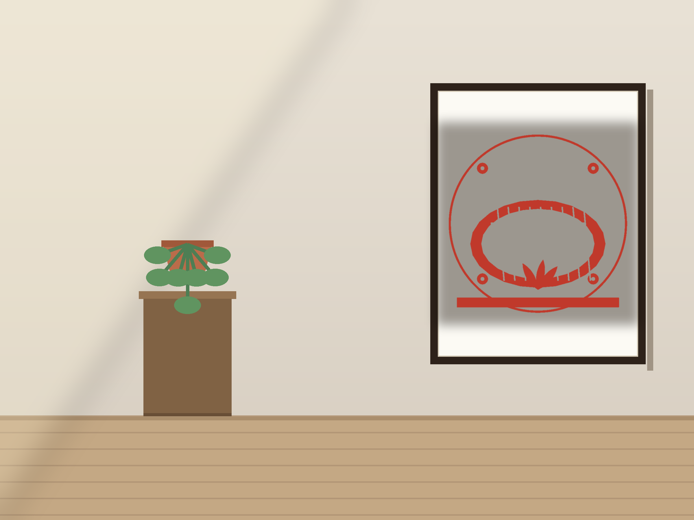 Hay Bale Ornate Paper Cut Panel - Free SVG + PDF Pack - on a desk