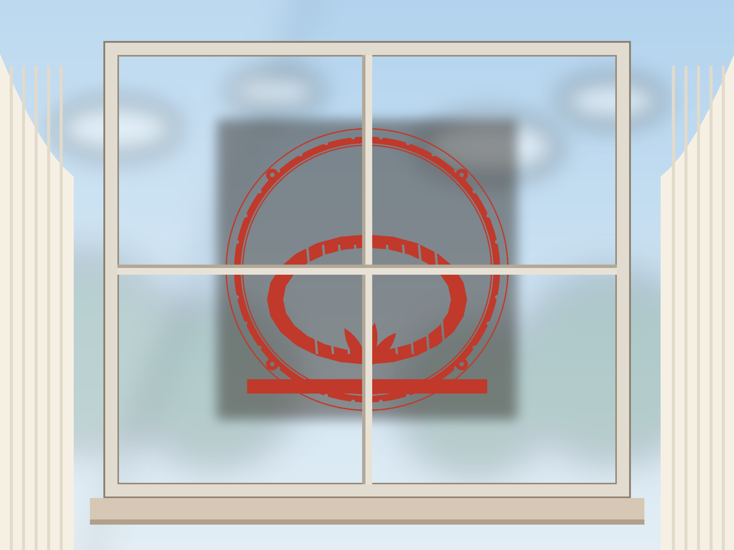 Hay Bale Window Roundel Paper Cut - Free SVG + PDF Pack - hero