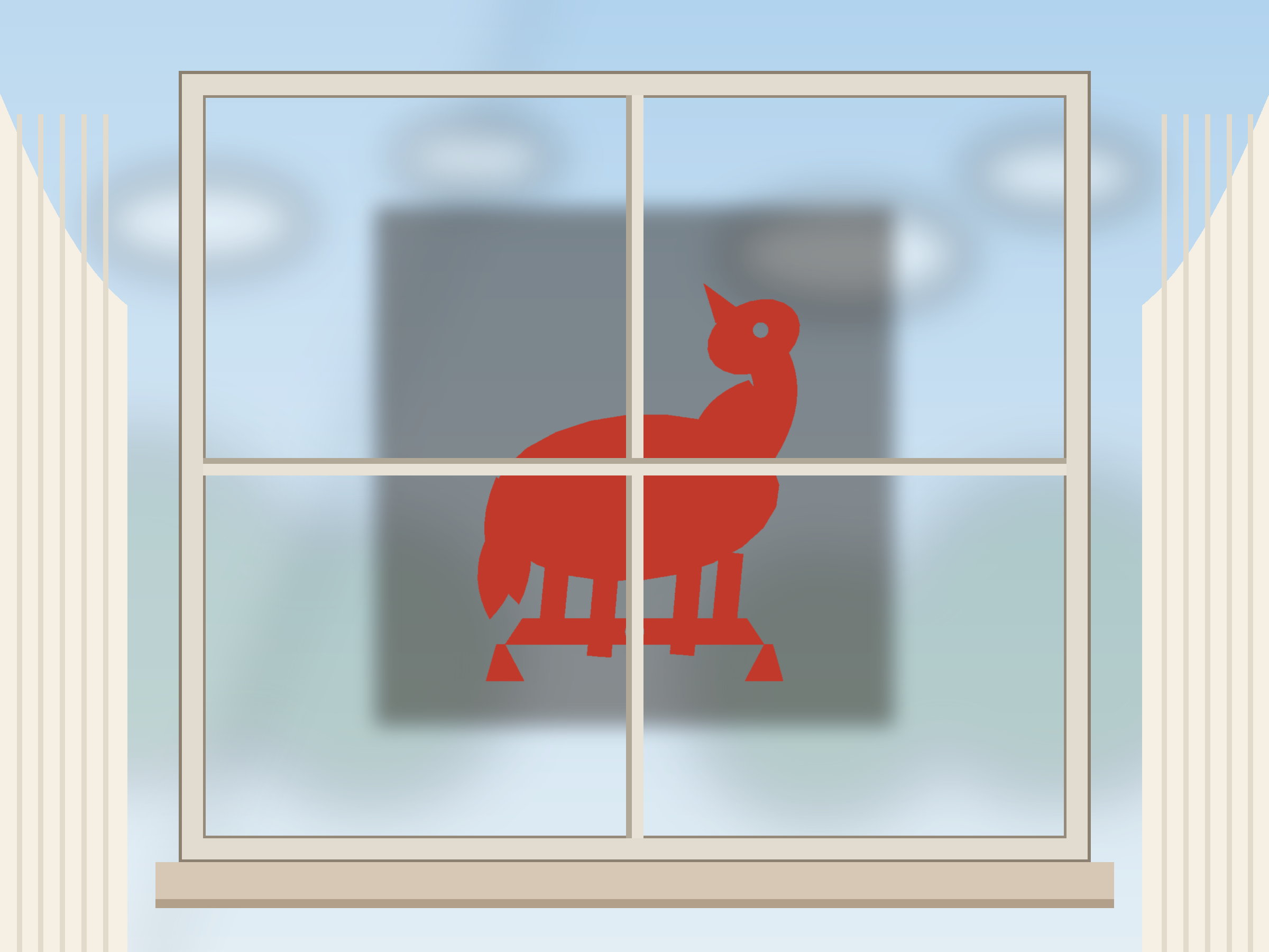 Horse Banner Paper Cut - Free SVG + PDF Pack - on a desk