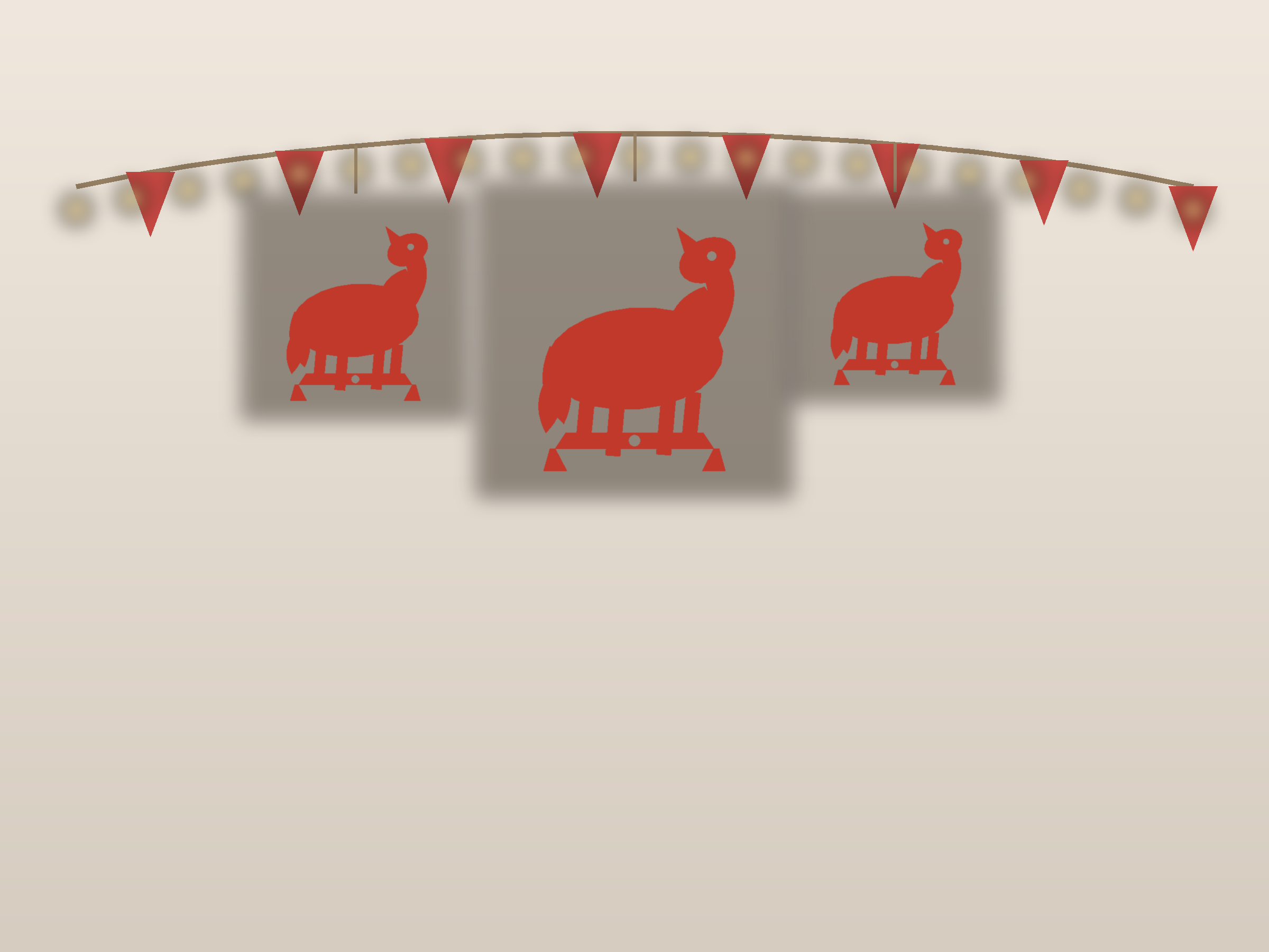 Horse Banner Paper Cut - Free SVG + PDF Pack - wall decor