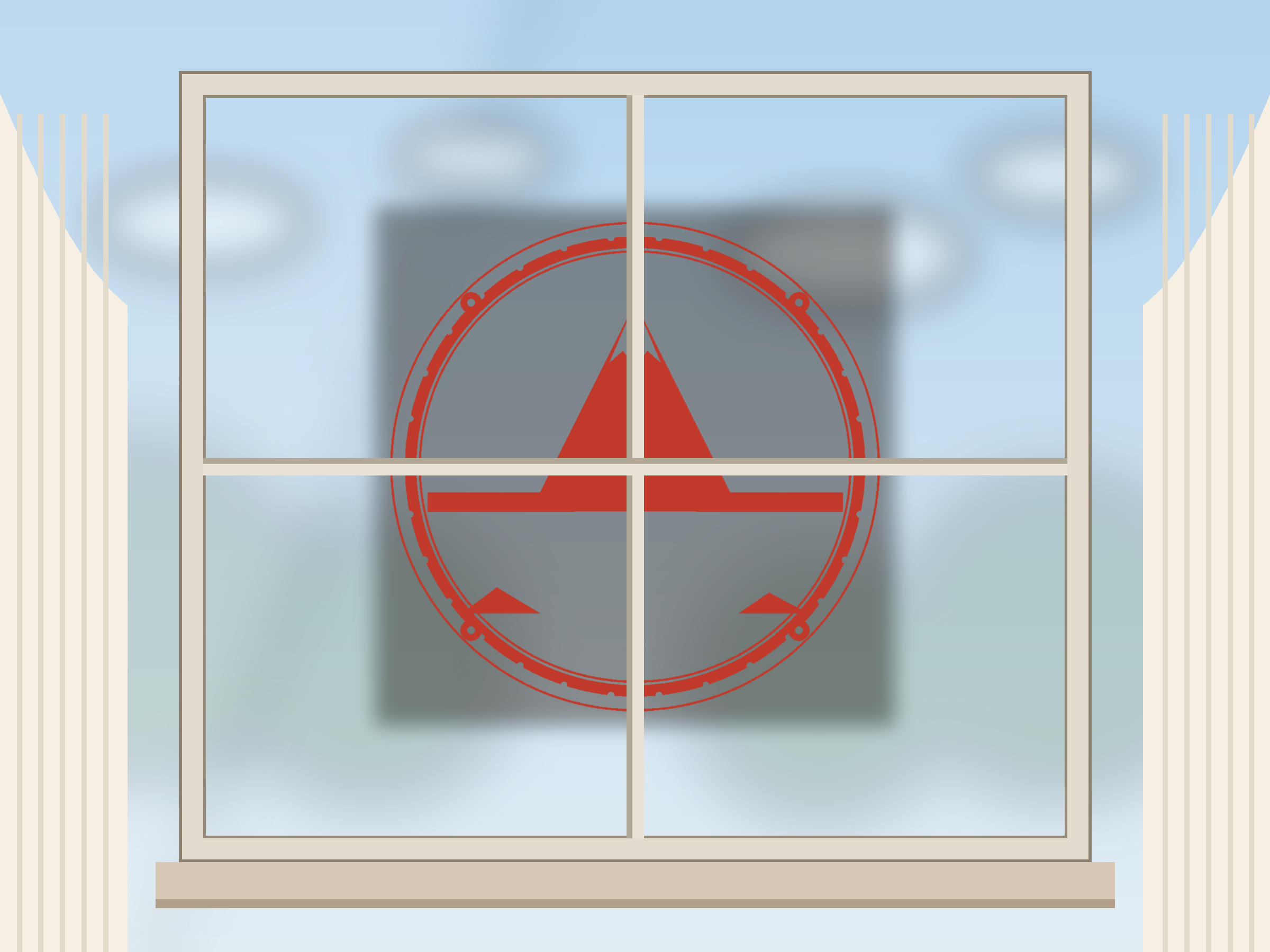 Iceberg Window Roundel Paper Cut - Free SVG + PDF Pack - wall decor