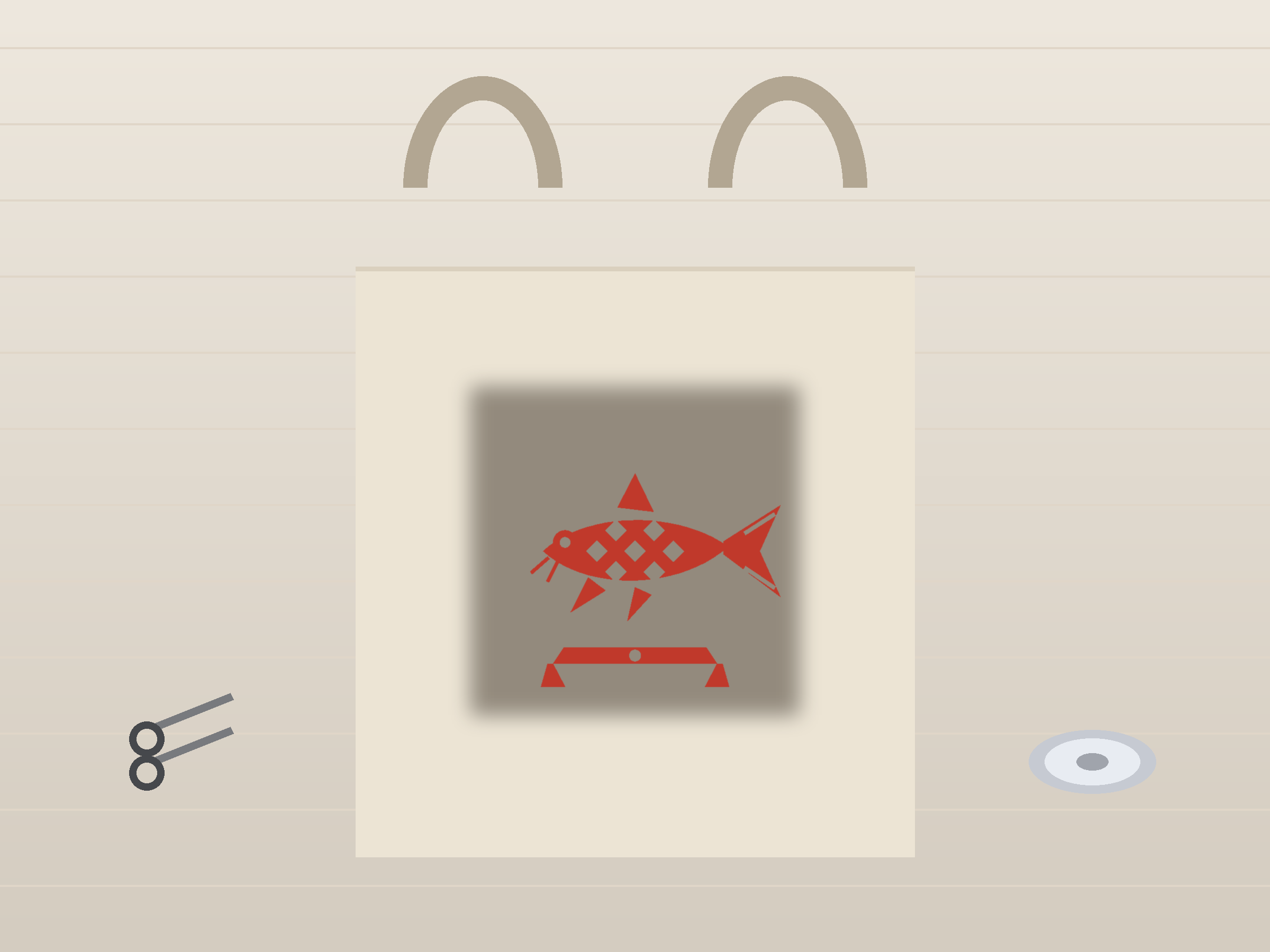 Koi Banner Paper Cut - Free SVG + PDF Pack - wall decor