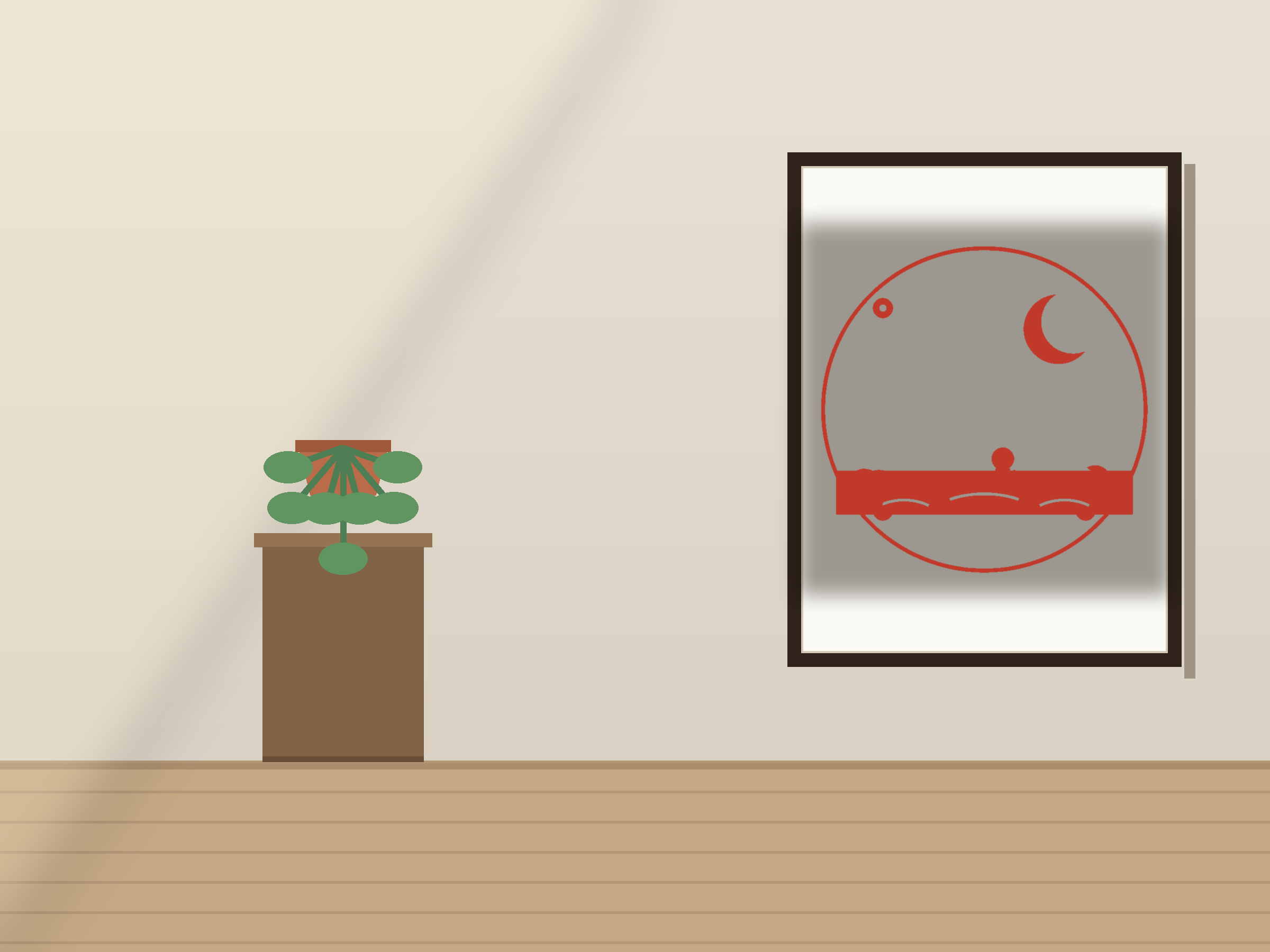 Lake Boat Ornate Paper Cut Panel - Free SVG + PDF Pack - on a desk