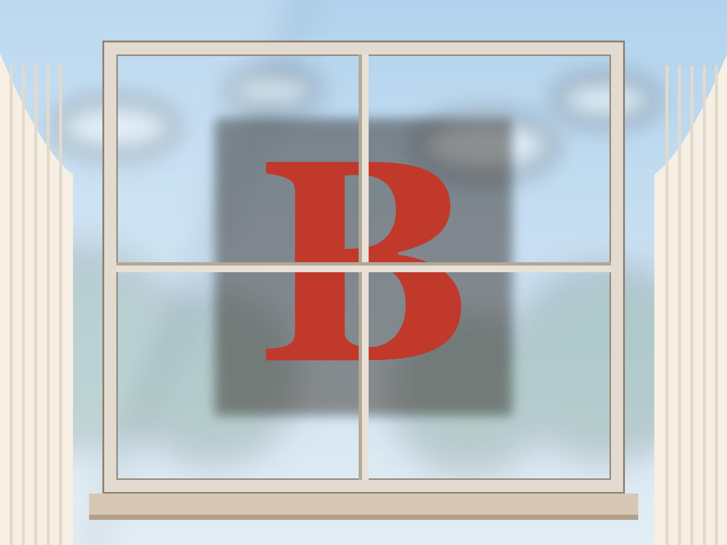 Letter B Paper Cut Template - Free SVG + PDF Pack - on a desk
