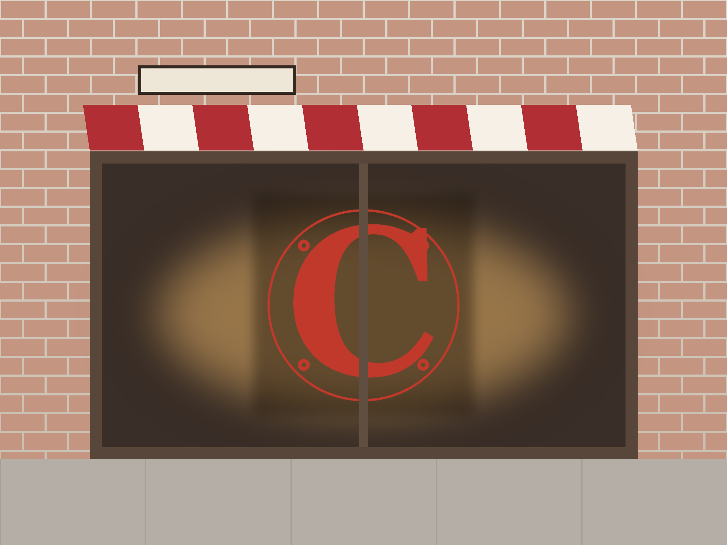 Letter C Ornate Paper Cut Panel - Free SVG + PDF Pack - on a desk