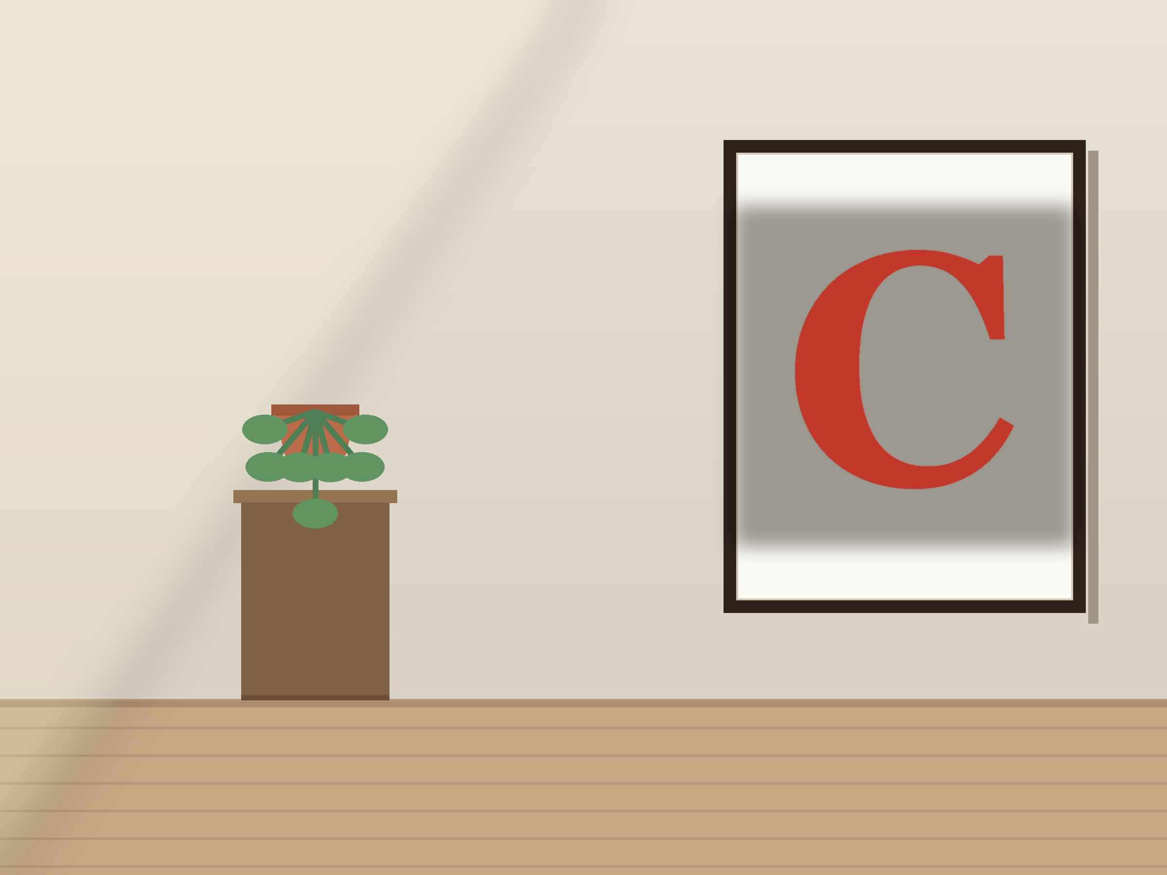 Letter C Paper Cut Template - Free SVG + PDF Pack - wall decor