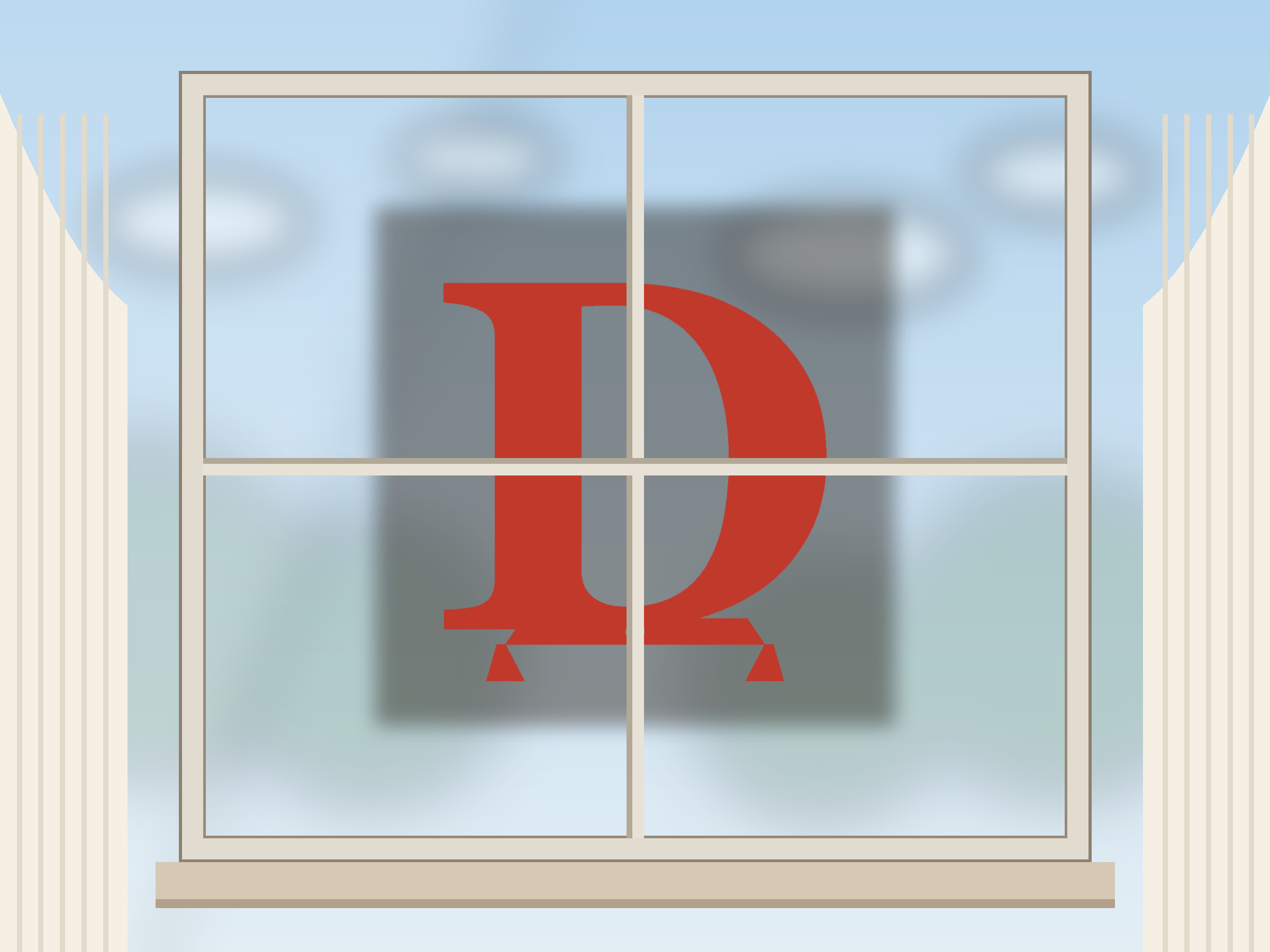 Letter D Banner Paper Cut - Free SVG + PDF Pack - on a desk