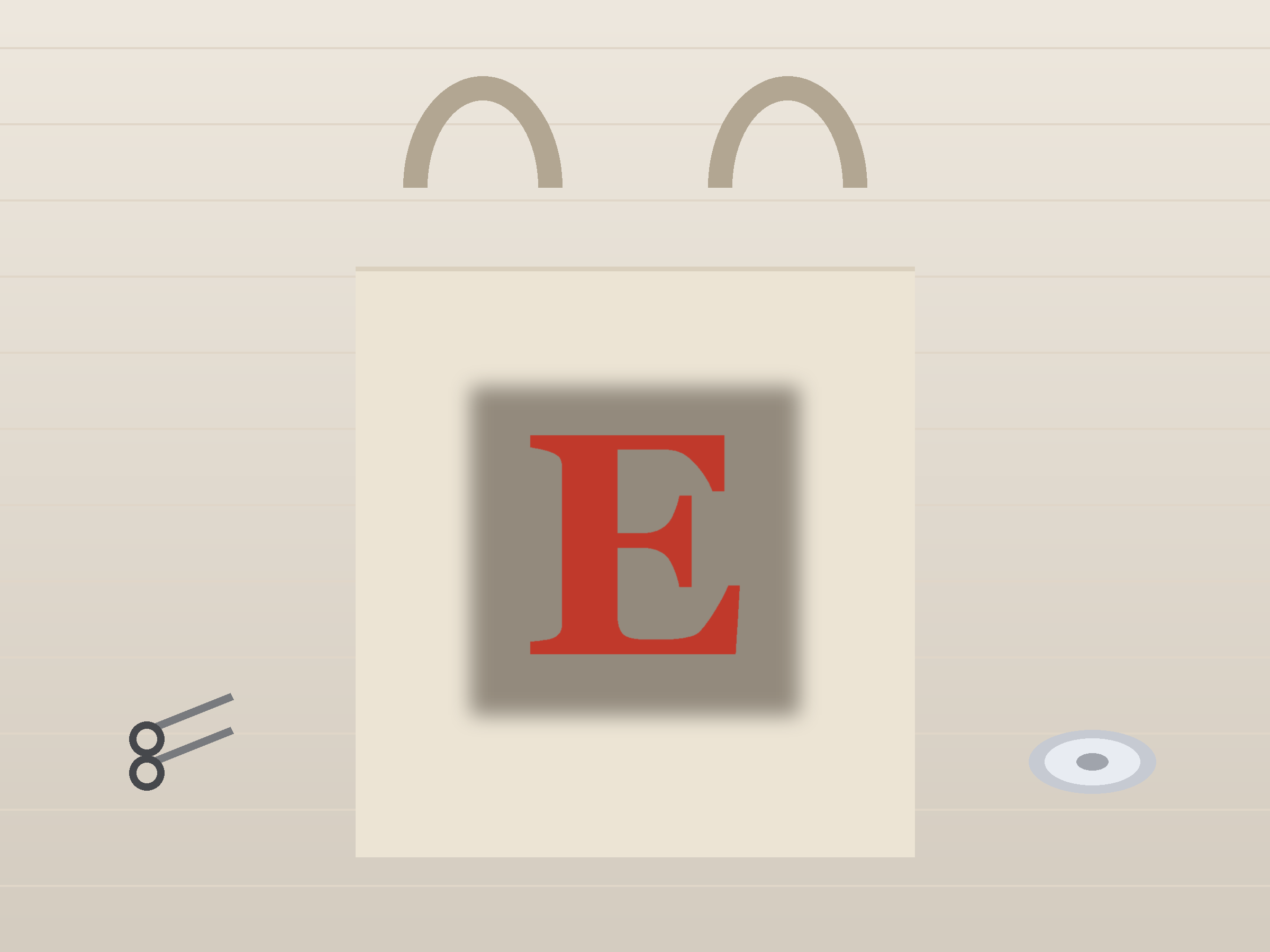 Letter E Paper Cut Template - Free SVG + PDF Pack - wall decor