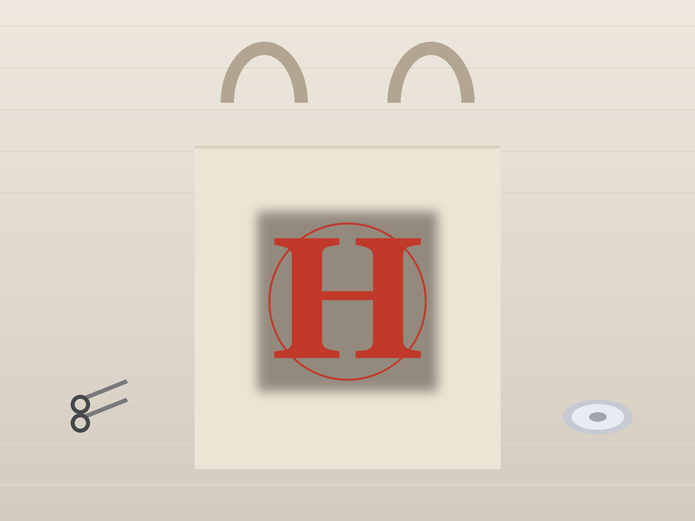 Letter H Ornate Paper Cut Panel - Free SVG + PDF Pack - hero