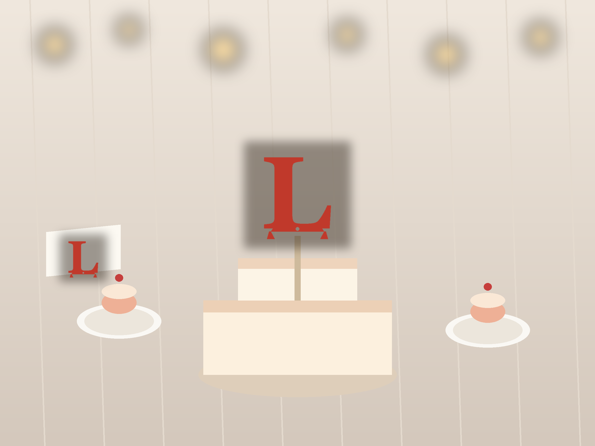 Letter L Banner Paper Cut - Free SVG + PDF Pack - wall decor