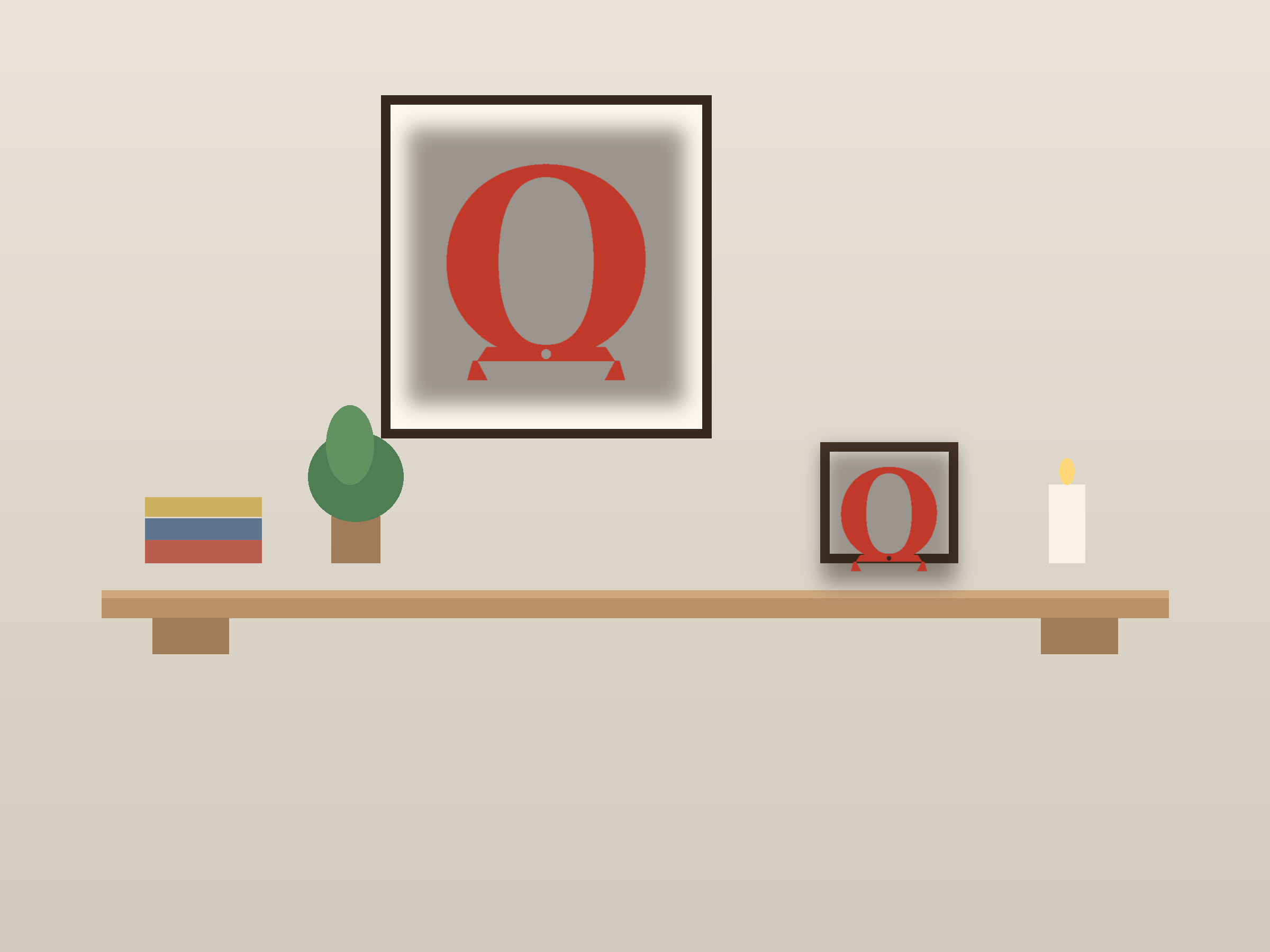 Letter O Banner Paper Cut - Free SVG + PDF Pack - wall decor