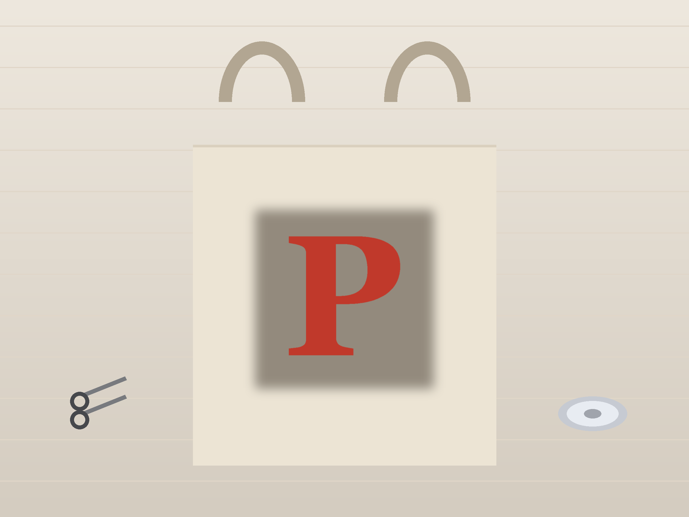 Letter P Paper Cut Template - Free SVG + PDF Pack - wall decor