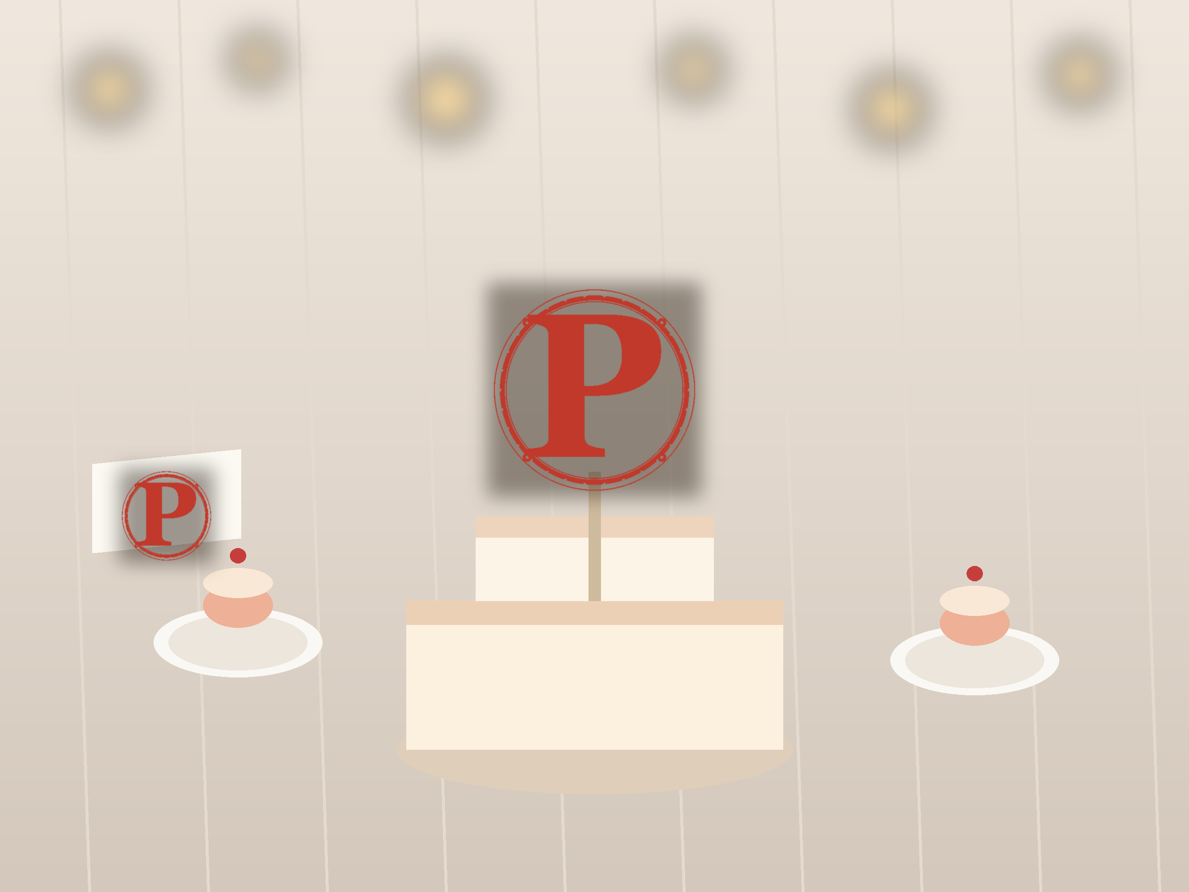 Letter P Window Roundel Paper Cut - Free SVG + PDF Pack - hero
