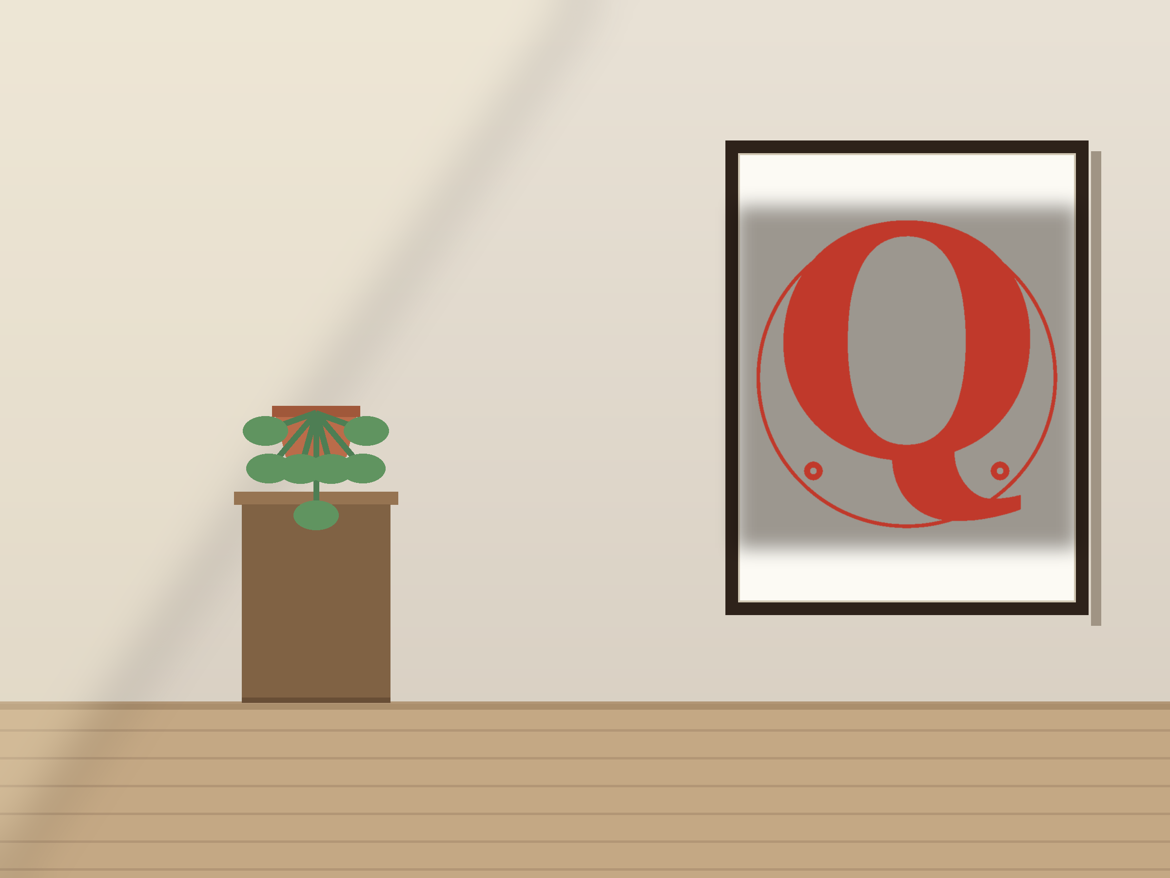 Letter Q Ornate Paper Cut Panel - Free SVG + PDF Pack - wall decor
