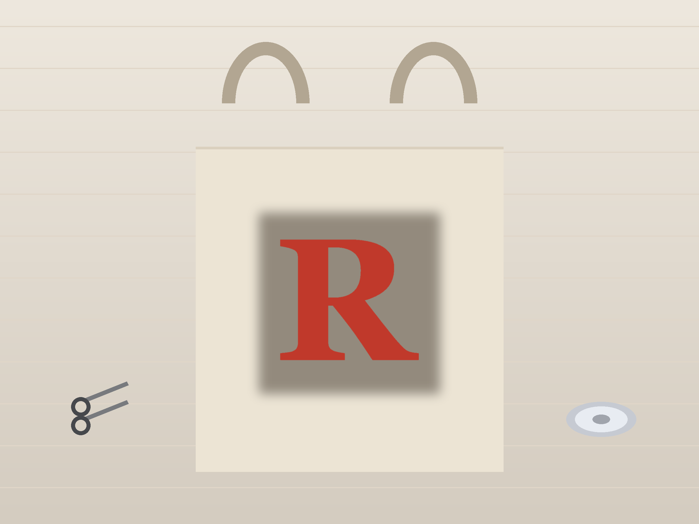 Letter R Paper Cut Template - Free SVG + PDF Pack - hero