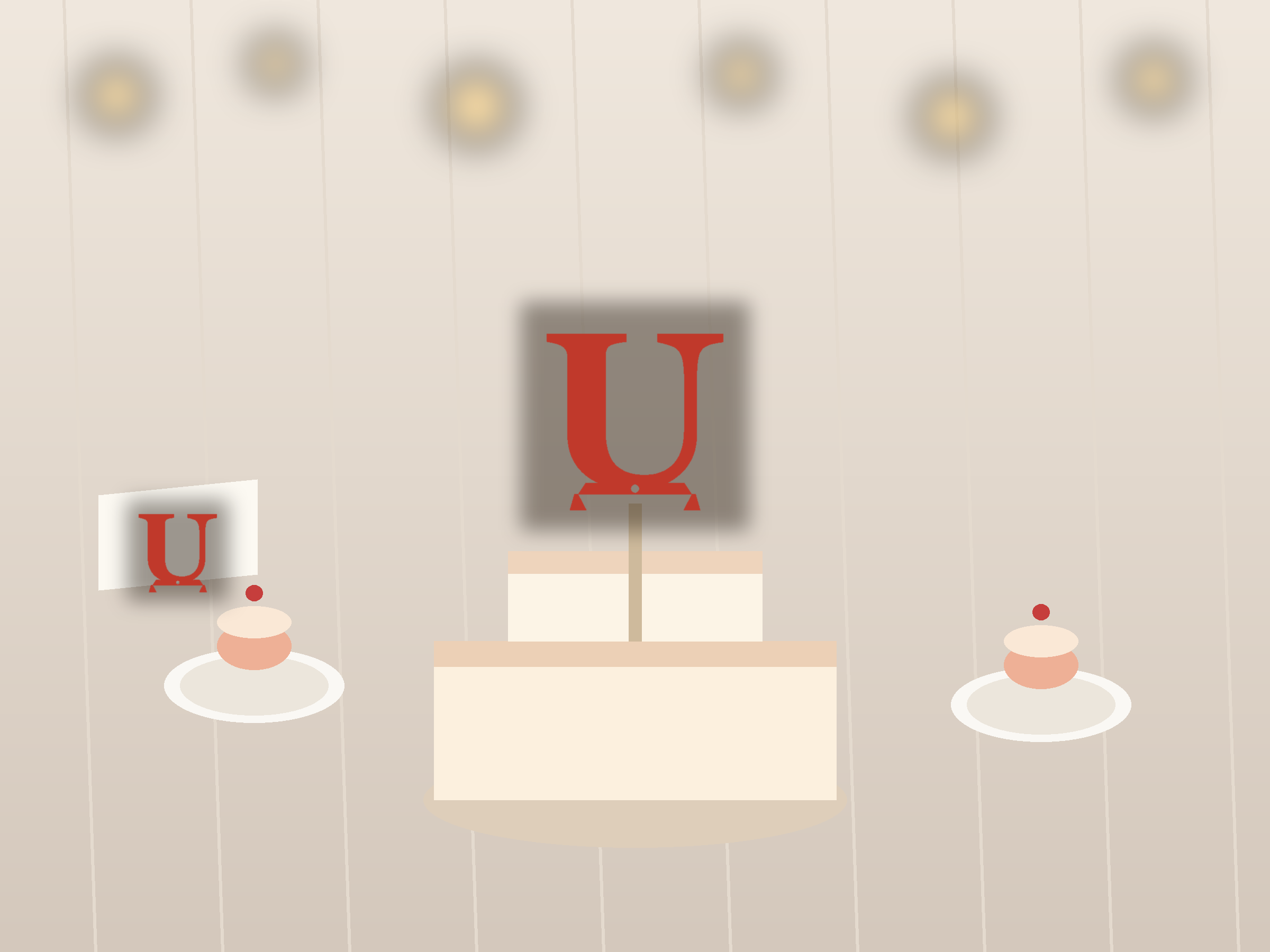 Letter U Banner Paper Cut - Free SVG + PDF Pack - hero
