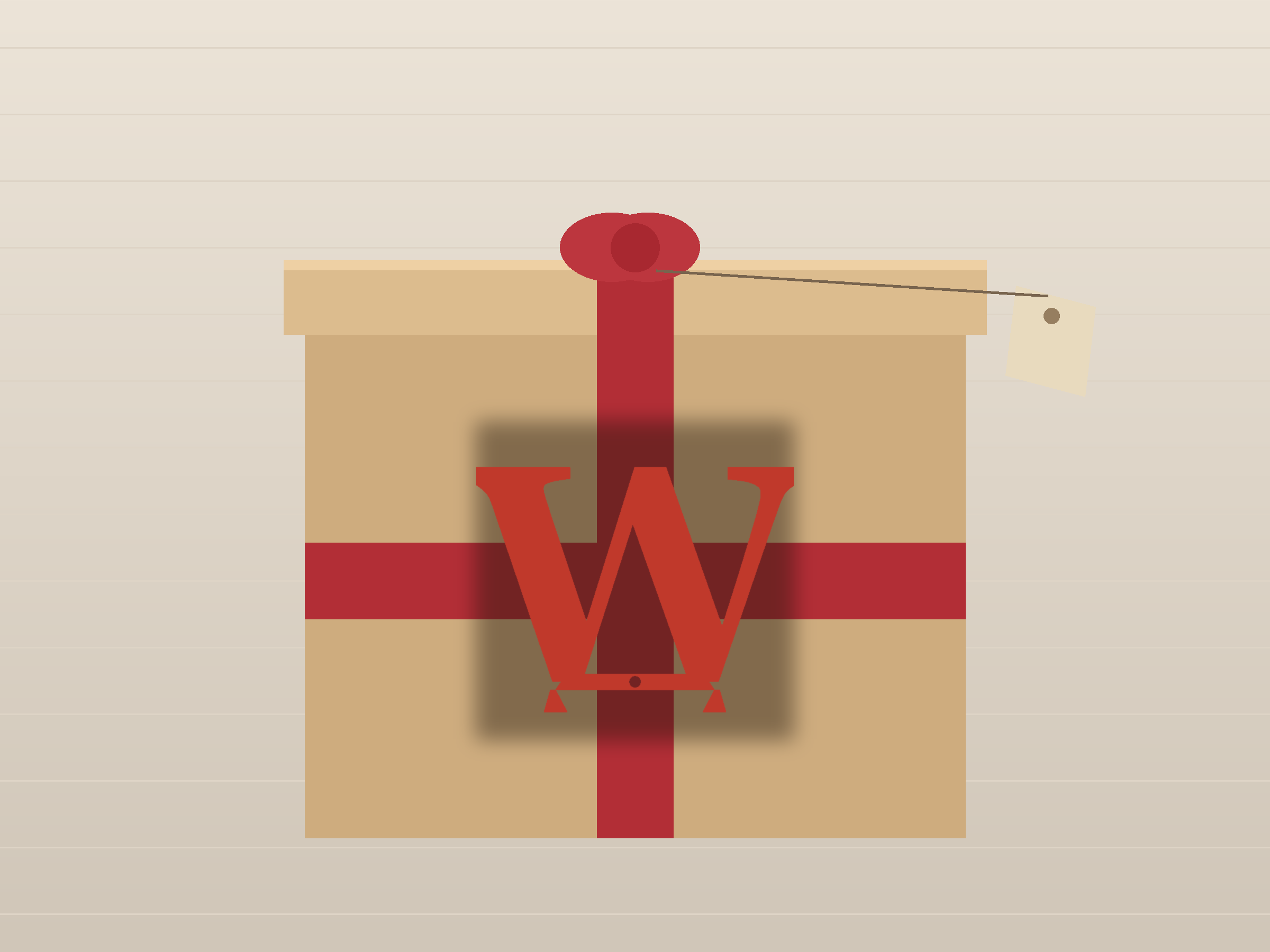 Letter W Banner Paper Cut - Free SVG + PDF Pack - hero