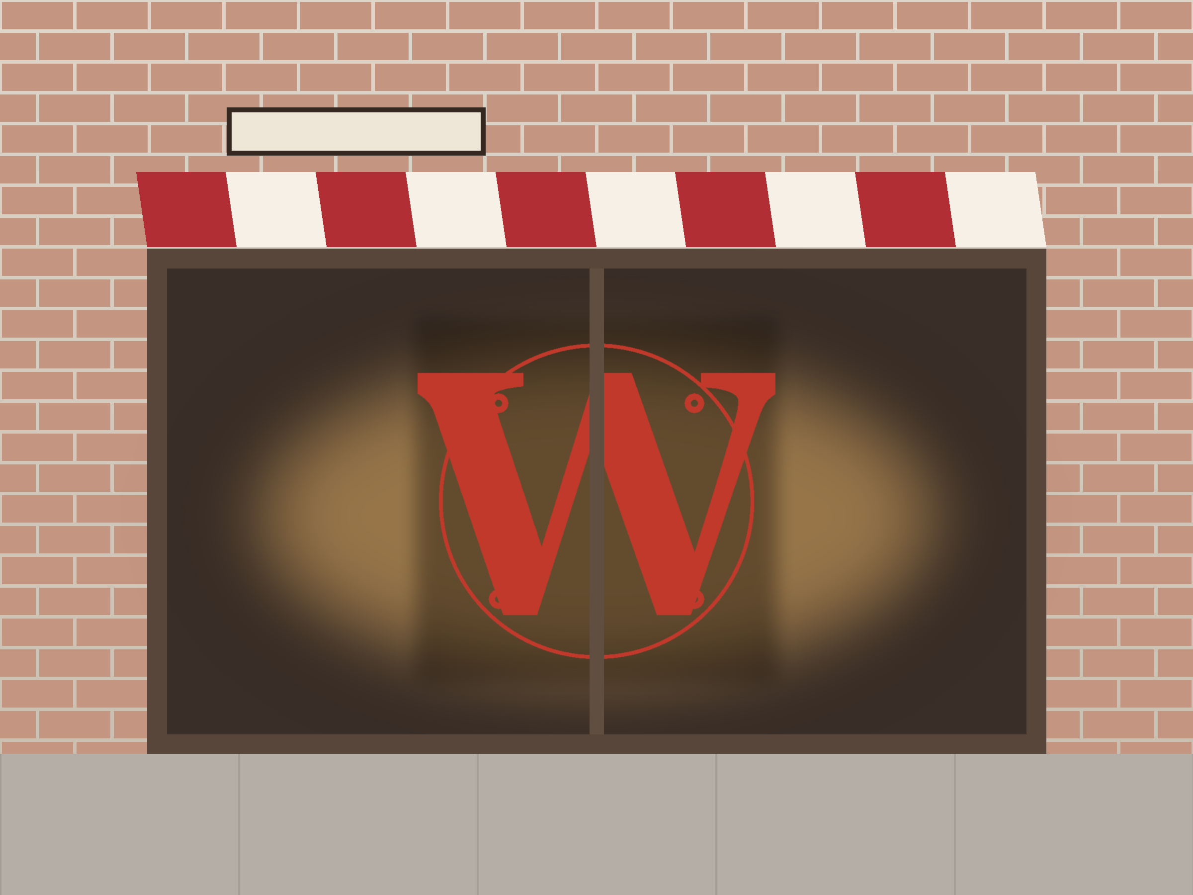 Letter W Ornate Paper Cut Panel - Free SVG + PDF Pack - on a desk
