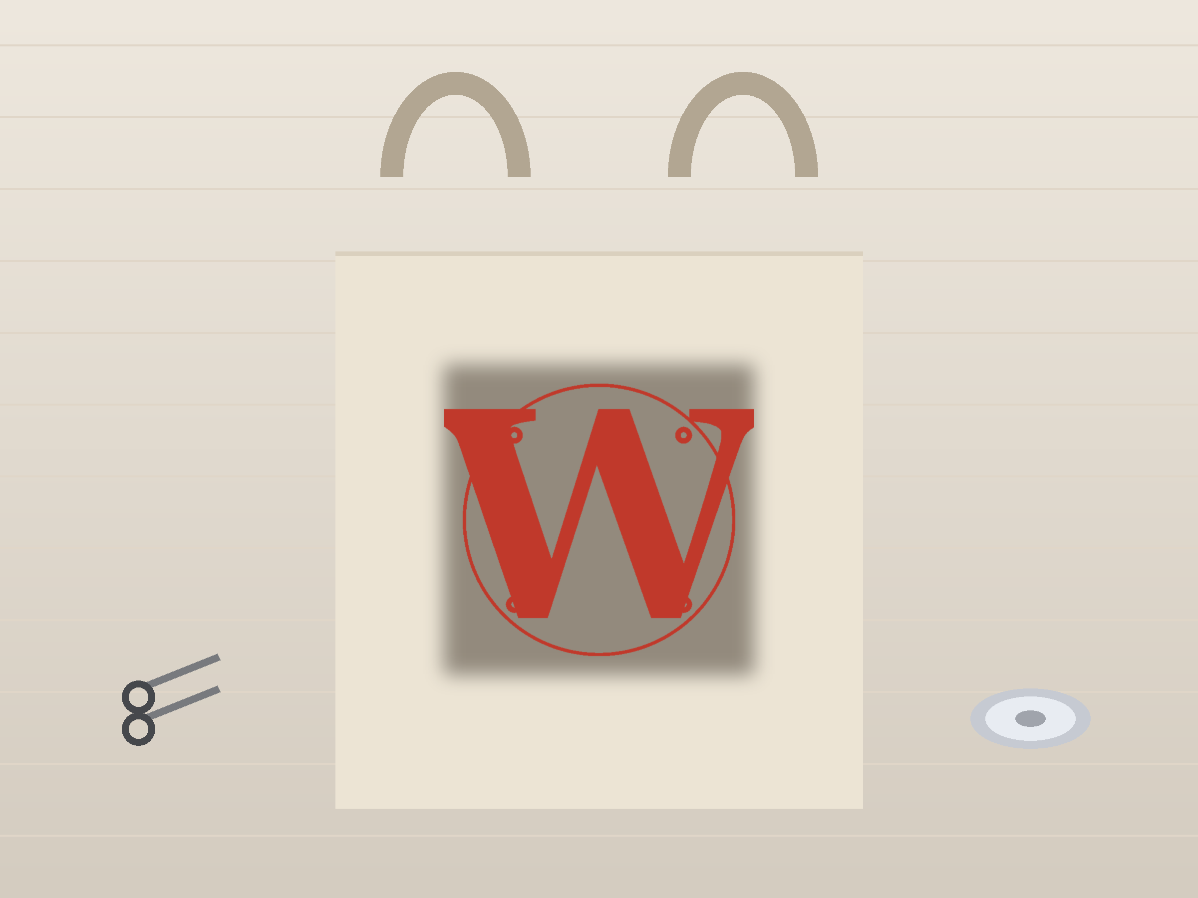 Letter W Ornate Paper Cut Panel - Free SVG + PDF Pack - hero