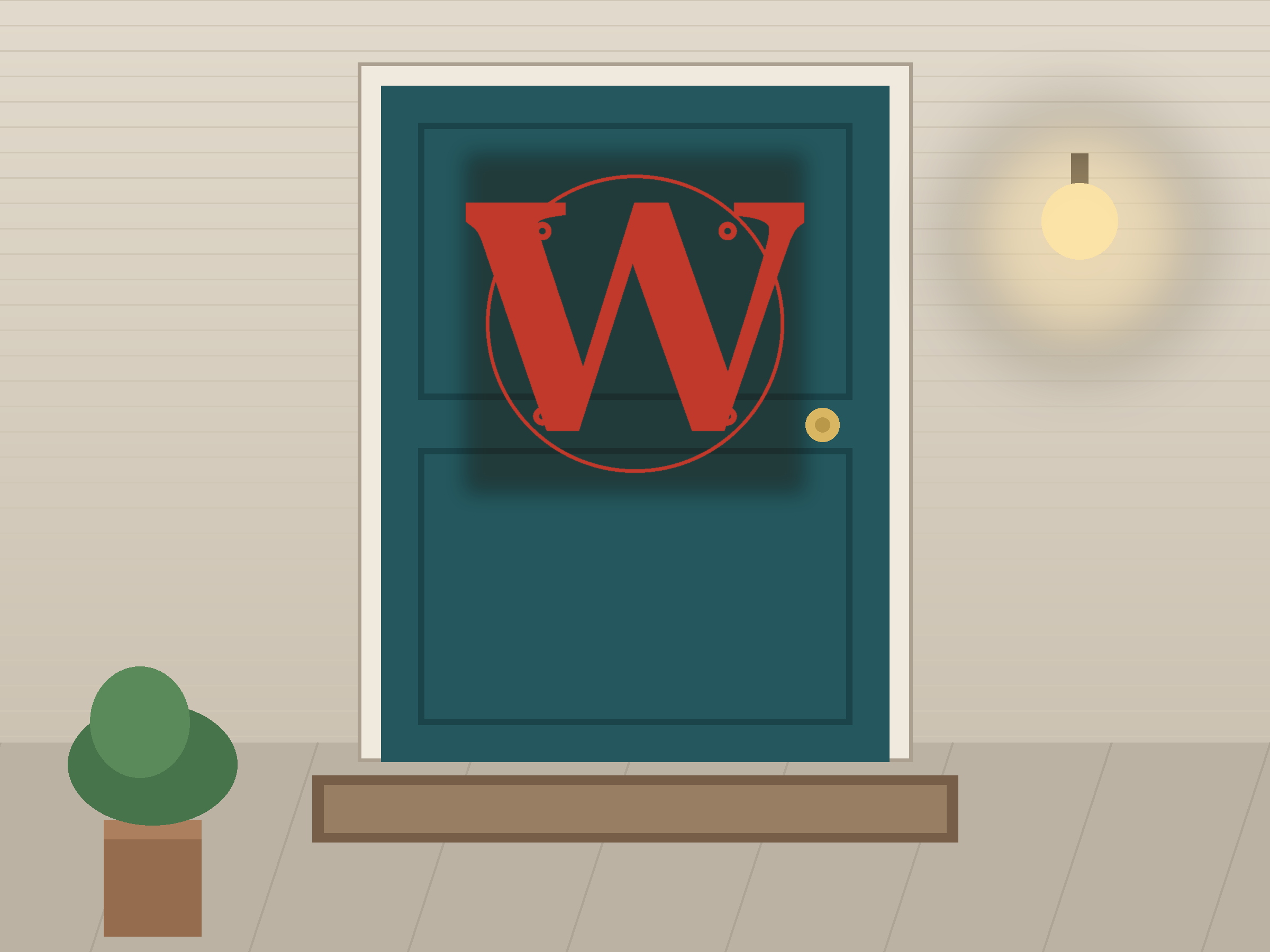 Letter W Ornate Paper Cut Panel - Free SVG + PDF Pack - wall decor