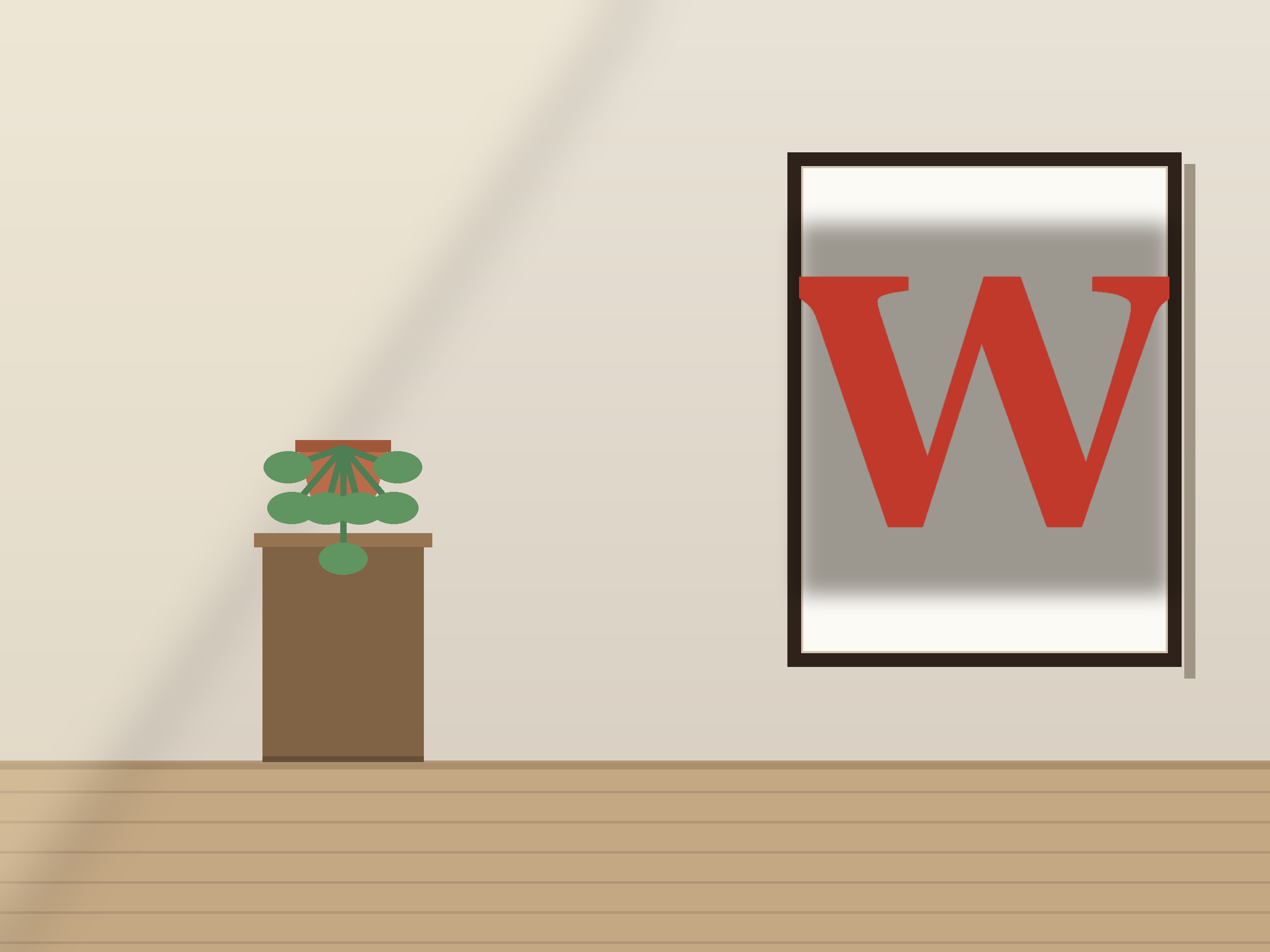 Letter W Paper Cut Template - Free SVG + PDF Pack - wall decor