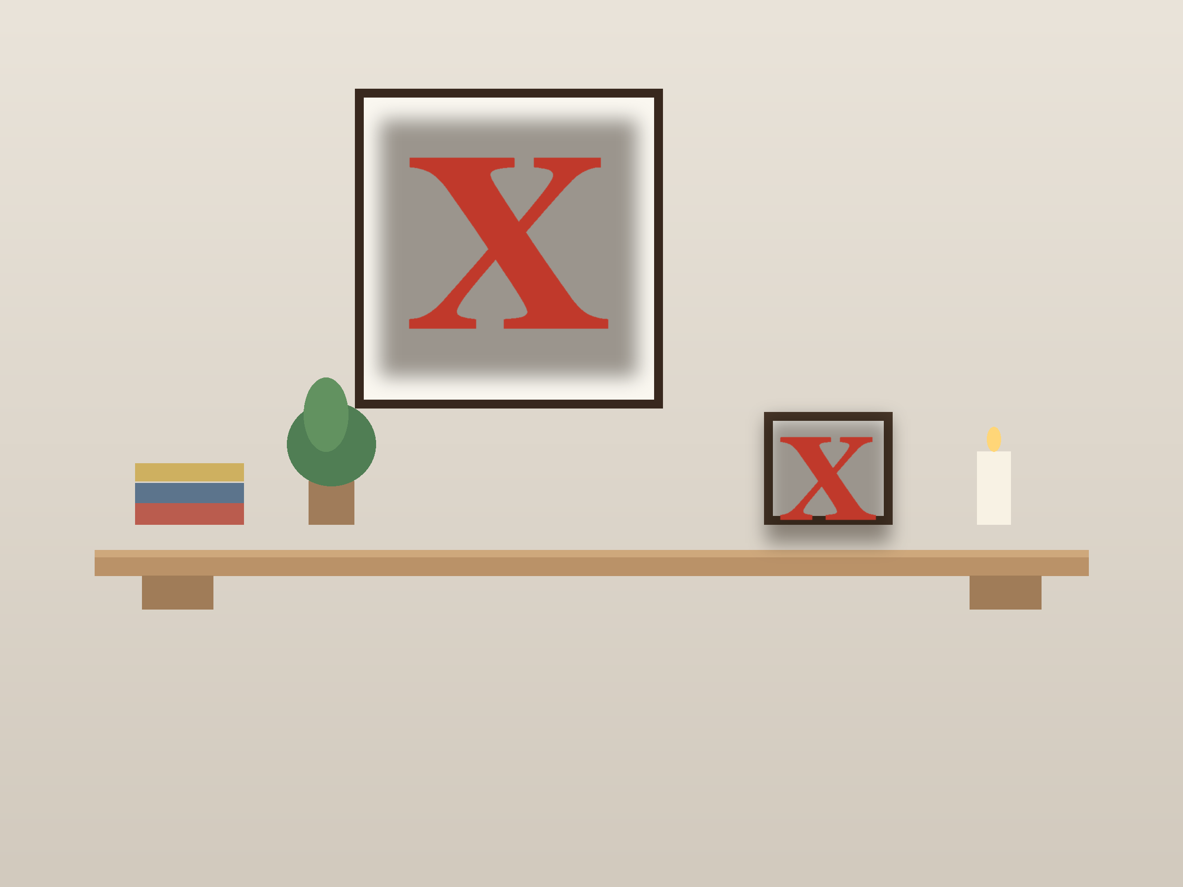 Letter X Paper Cut Template - Free SVG + PDF Pack - wall decor