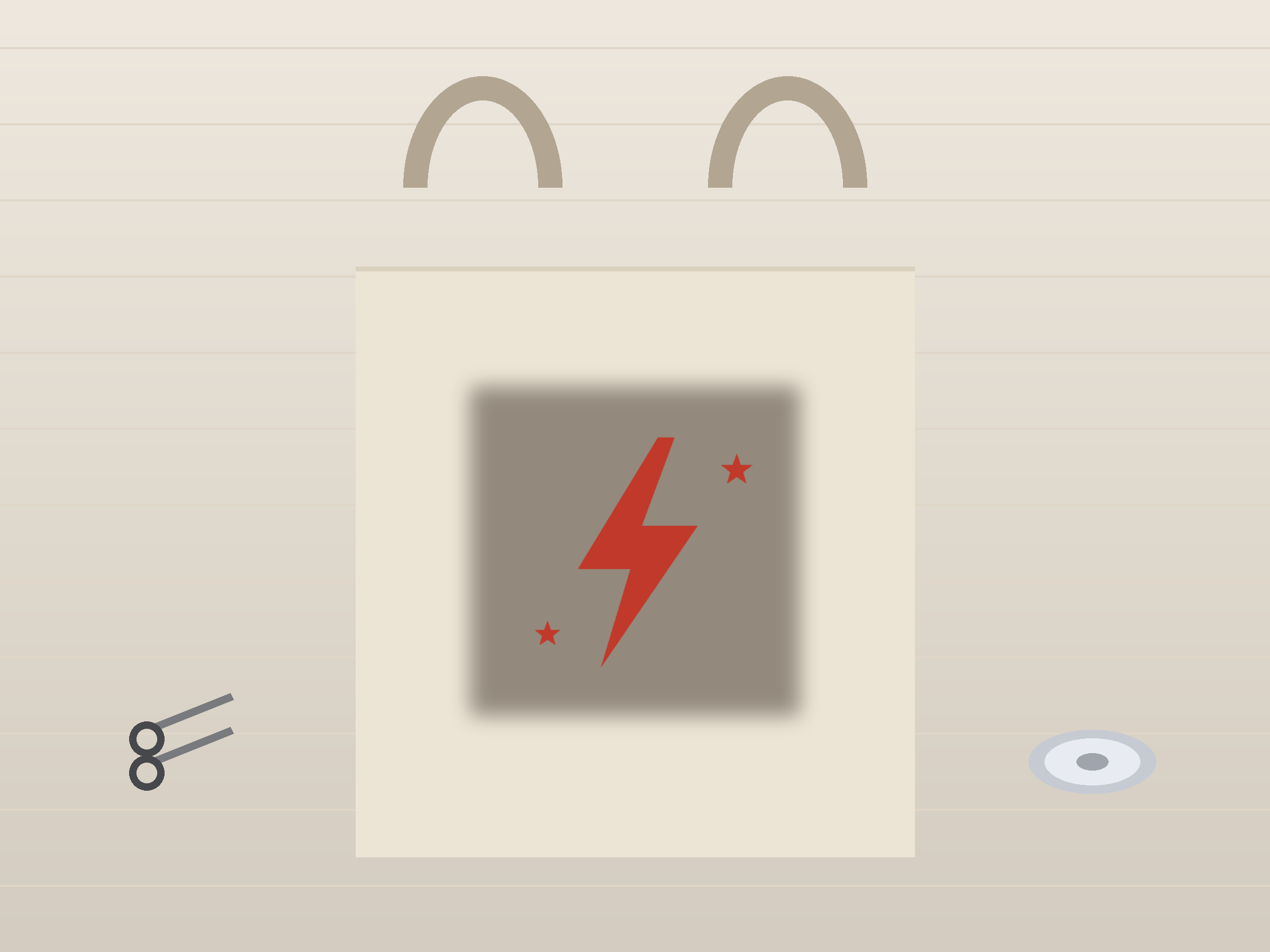 Lightning Paper Cut Template - Free SVG + PDF Pack - wall decor
