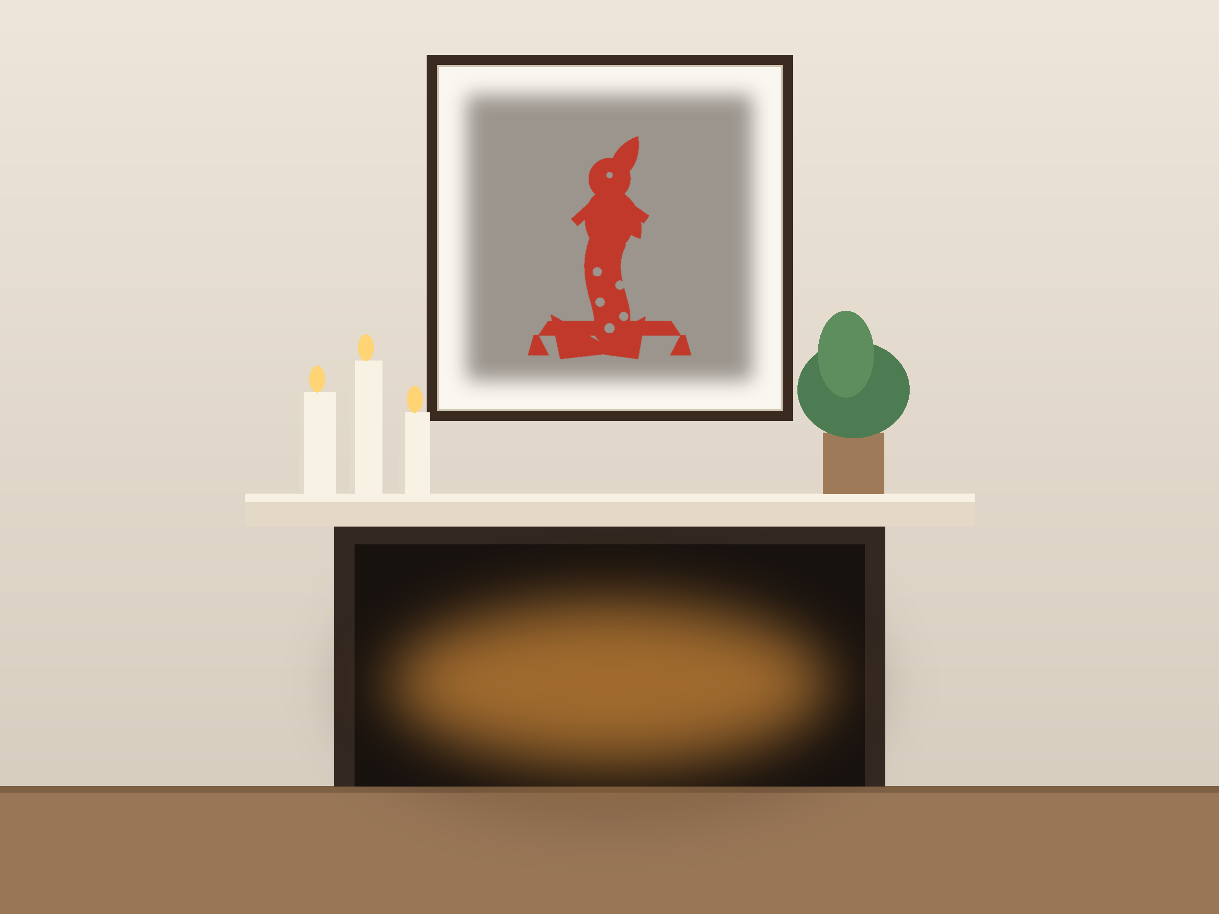 Mermaid Banner Paper Cut - Free SVG + PDF Pack - on a desk