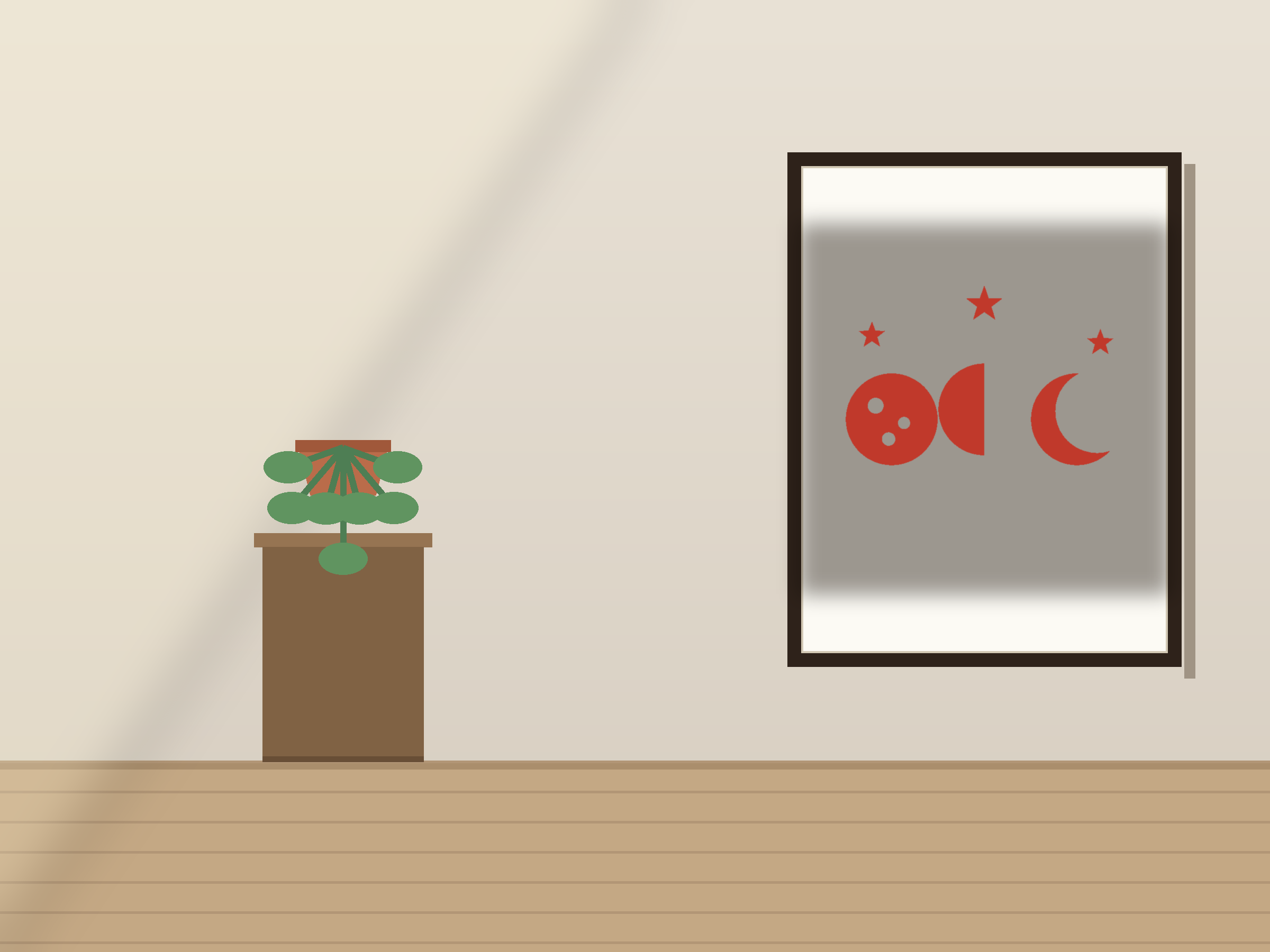 Moon Phases Paper Cut Template - Free SVG + PDF Pack - on a desk
