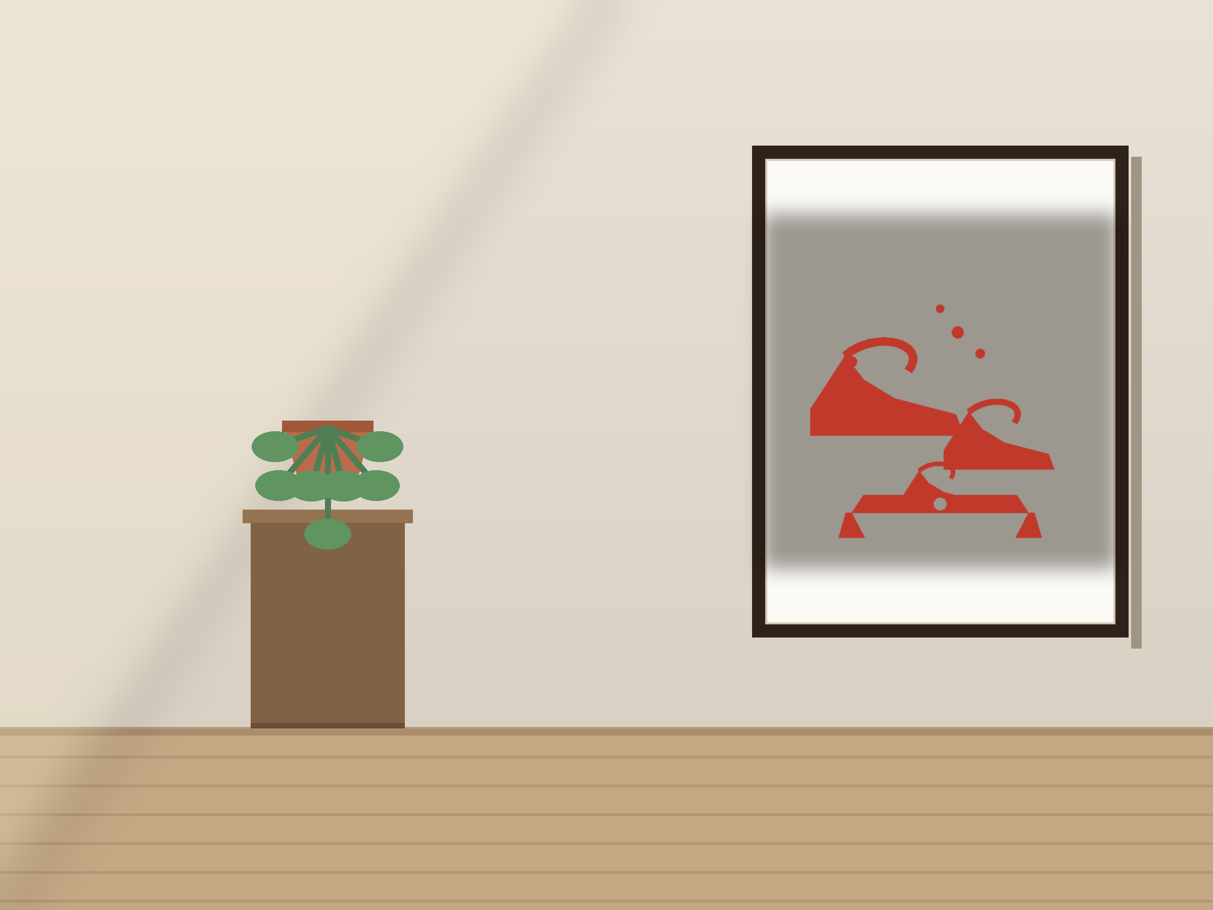 Ocean Waves Banner Paper Cut - Free SVG + PDF Pack - on a desk