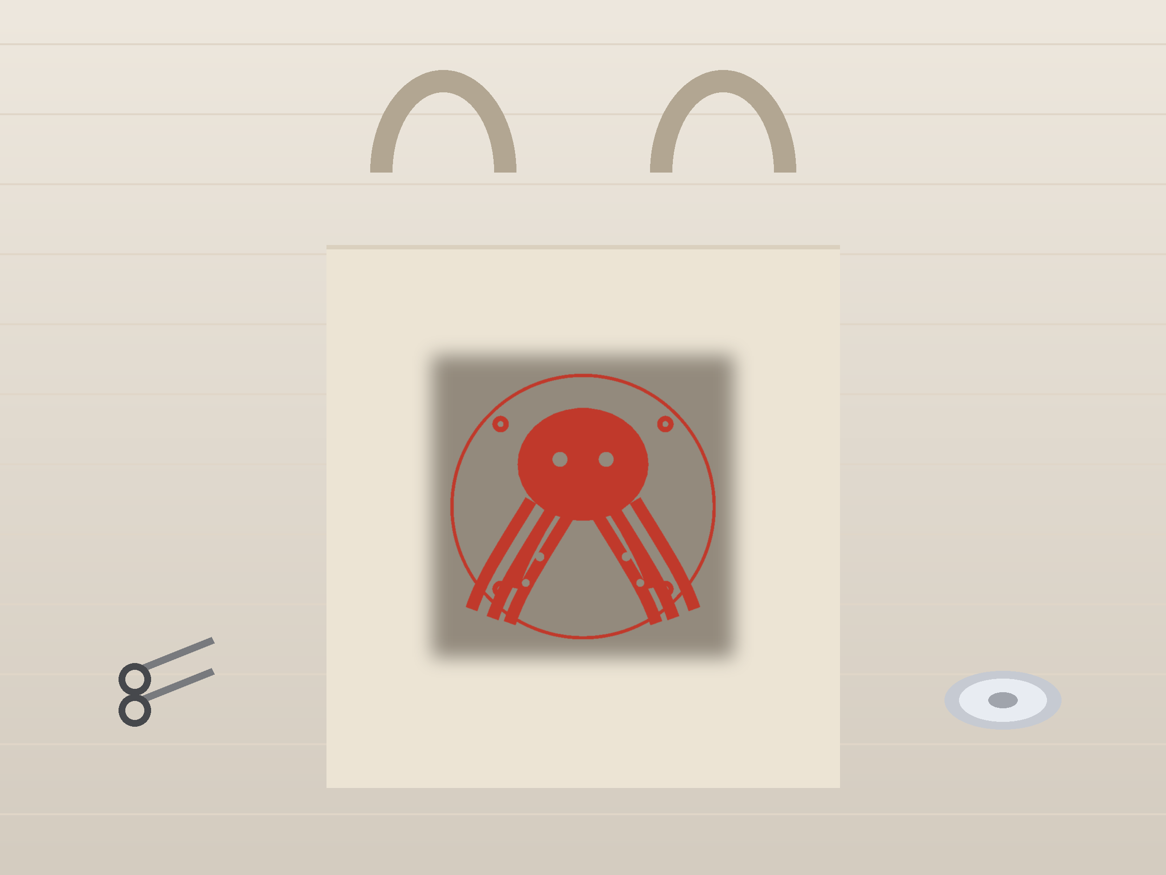 Octopus Ornate Paper Cut Panel - Free SVG + PDF Pack - wall decor