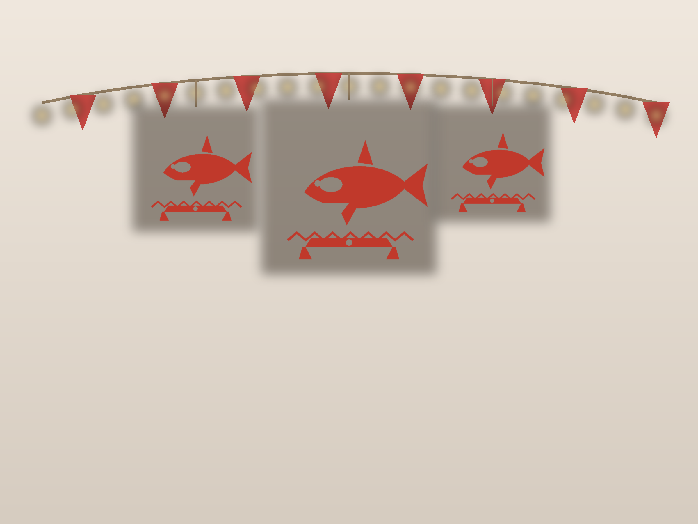 Orca Banner Paper Cut - Free SVG + PDF Pack - on a desk