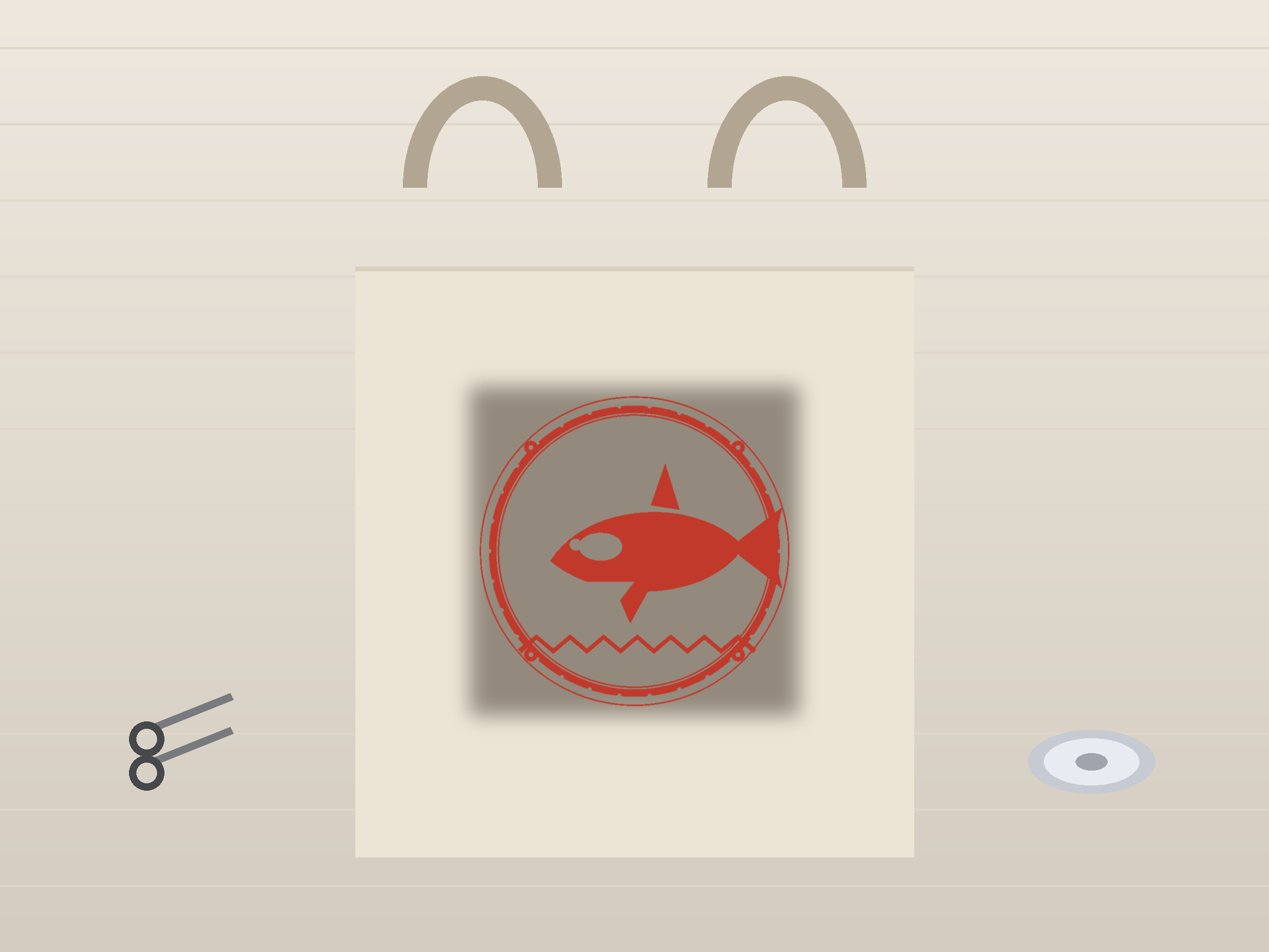 Orca Window Roundel Paper Cut - Free SVG + PDF Pack - wall decor